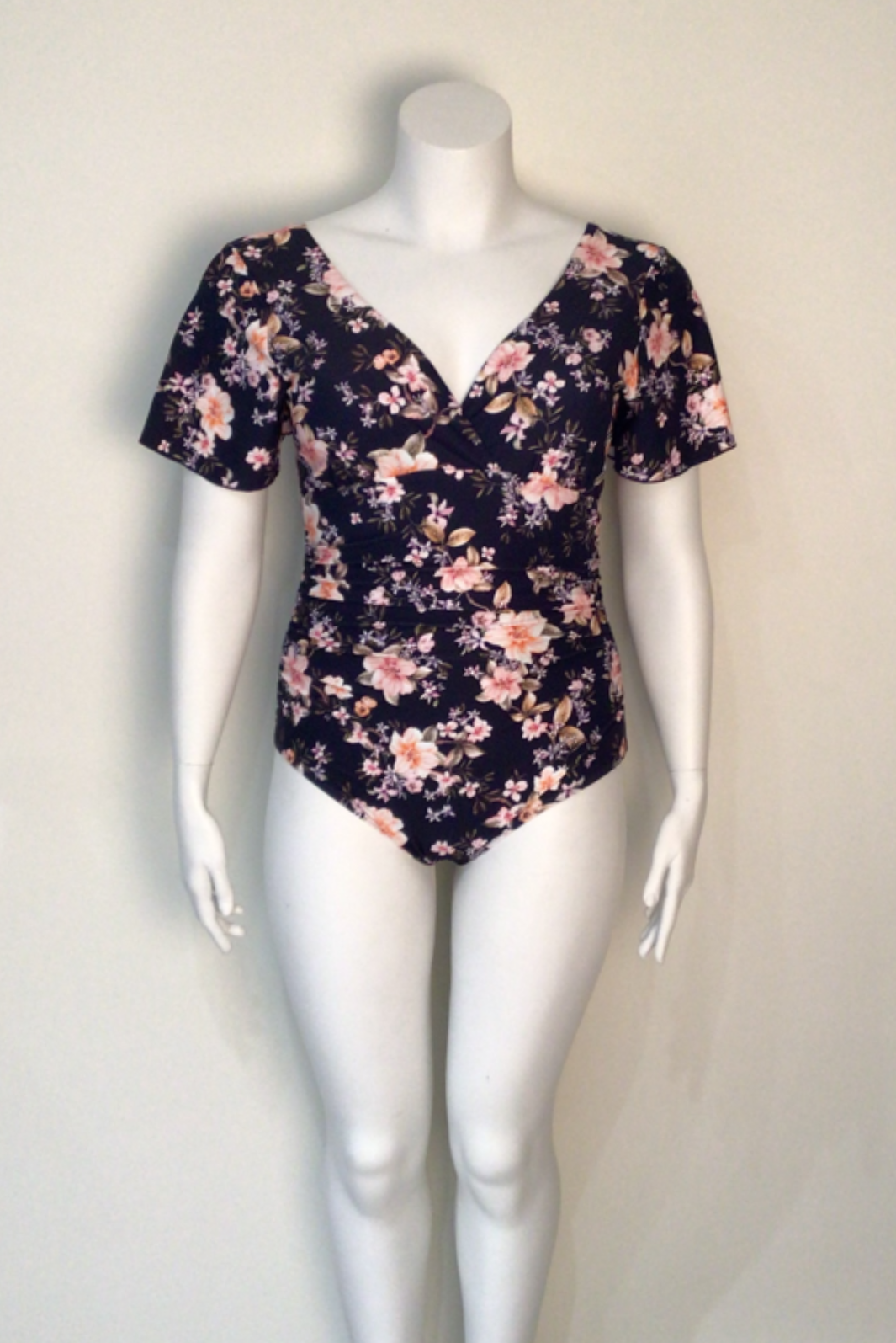 Azura Plus Size Flutter Sleeve Swimsuit