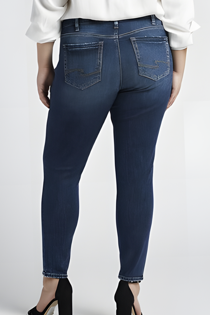 Silver Jeans Plus Size Elyse Skinny Jeans