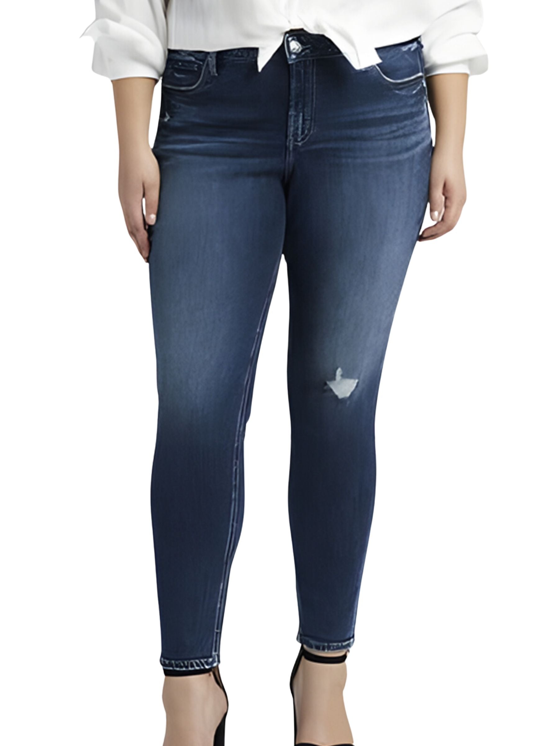 Jeans Elyse Skinny Taille Plus de Silver Jeans