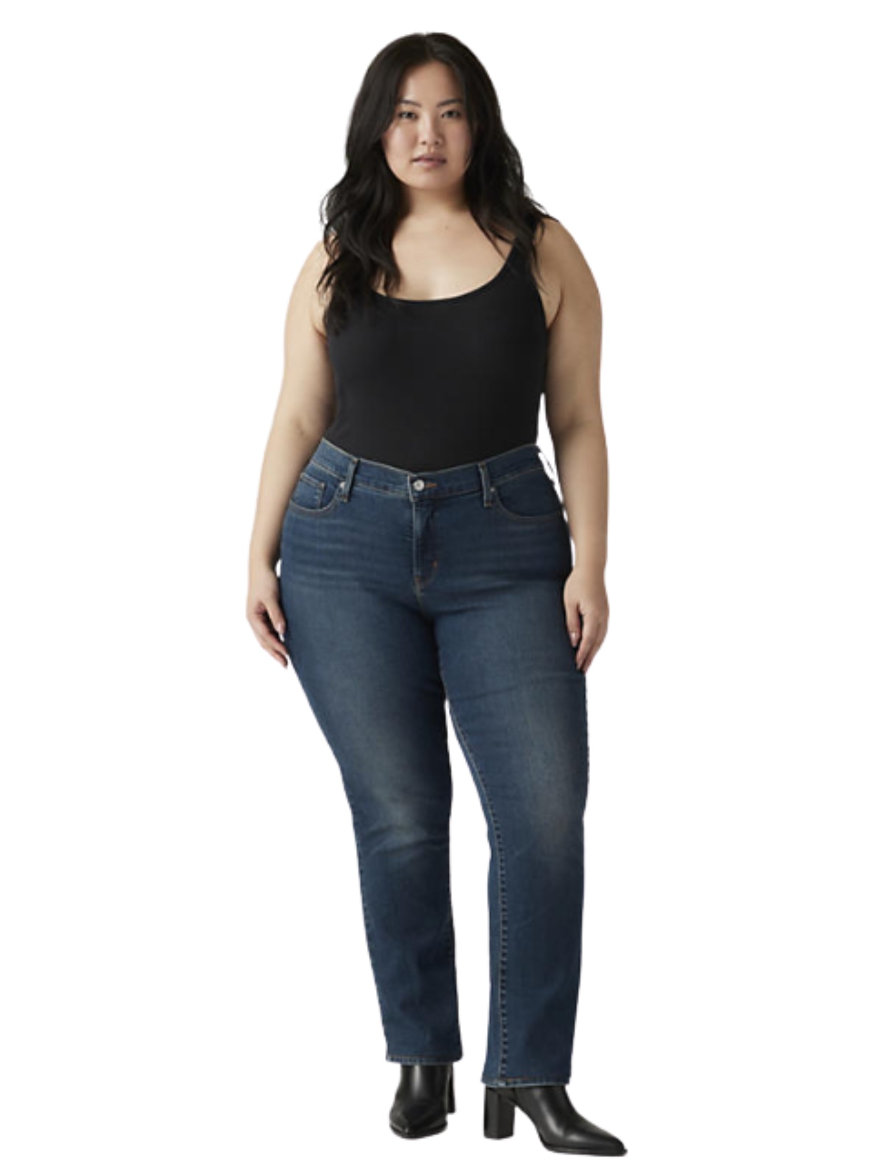 Jeans 314 Jambe Droite Taille Plus - Zealous Blue Plus