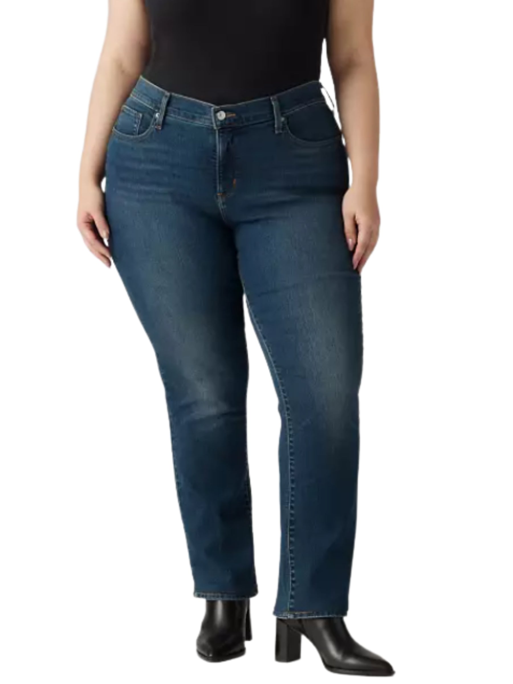 Jeans 314 Jambe Droite Taille Plus - Zealous Blue Plus