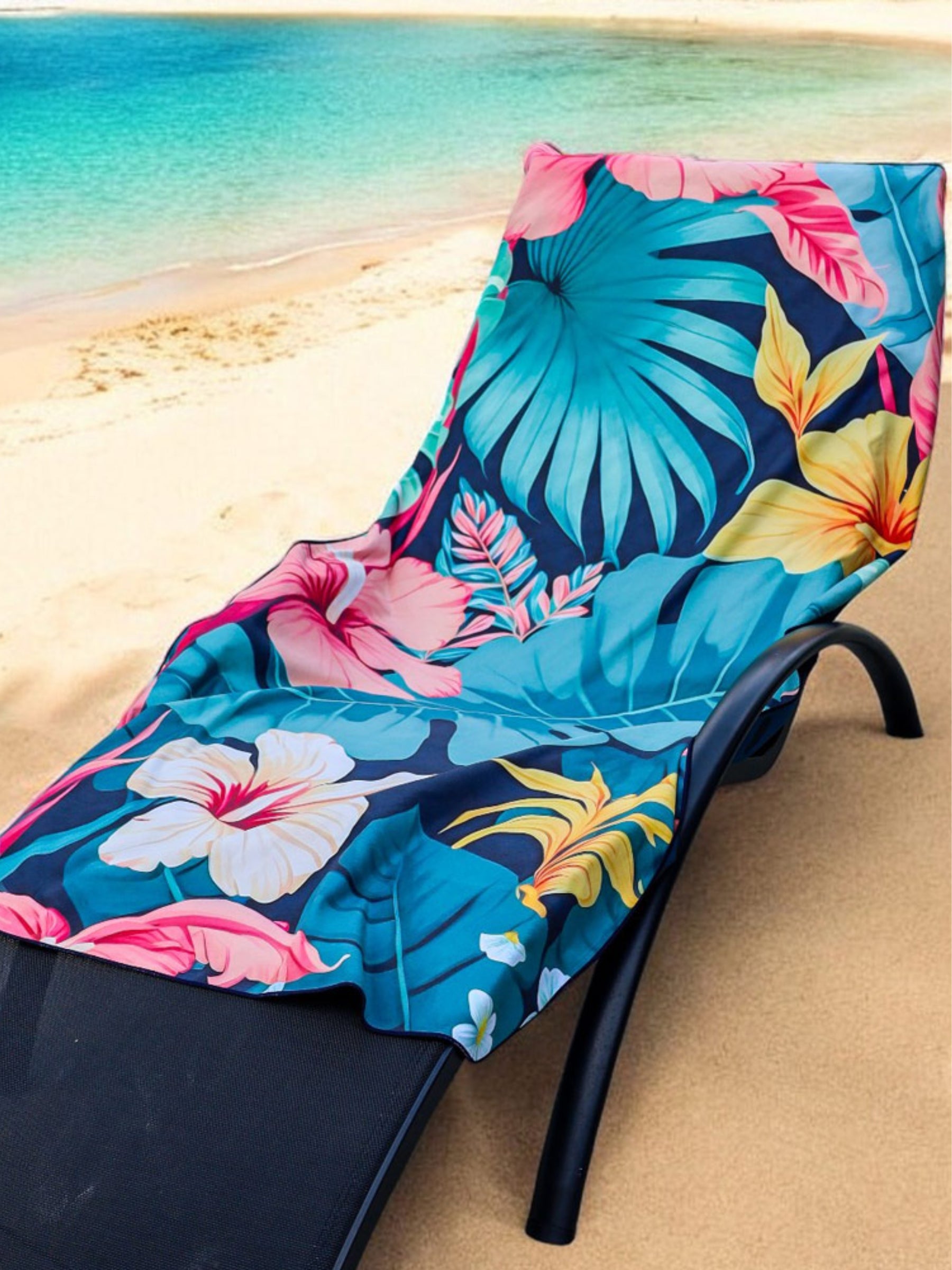 Serviette Microfibre - Fleur Tropical