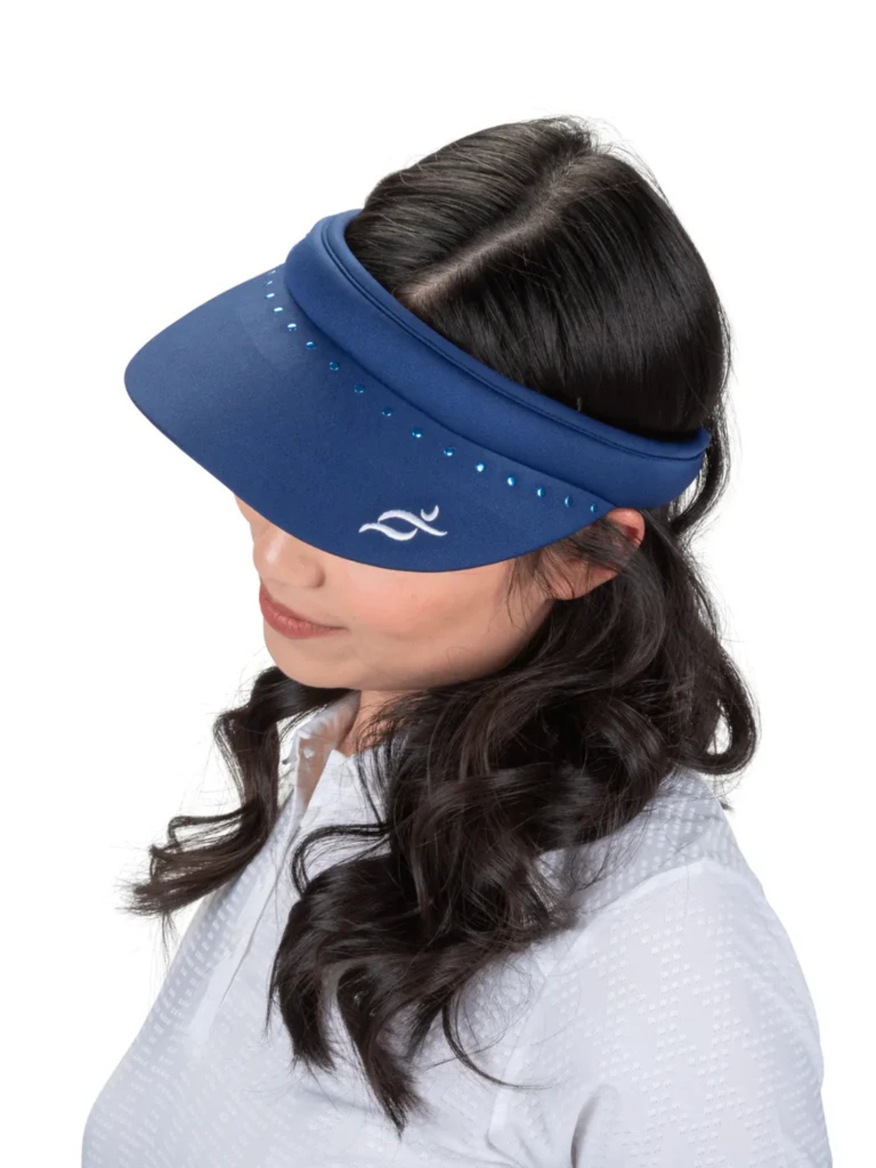 Club Reversible Visor - Navy & White