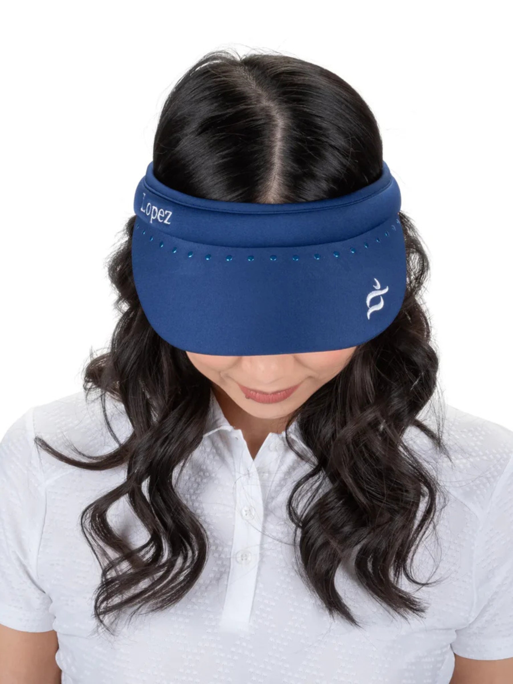 Club Reversible Visor - Navy & White