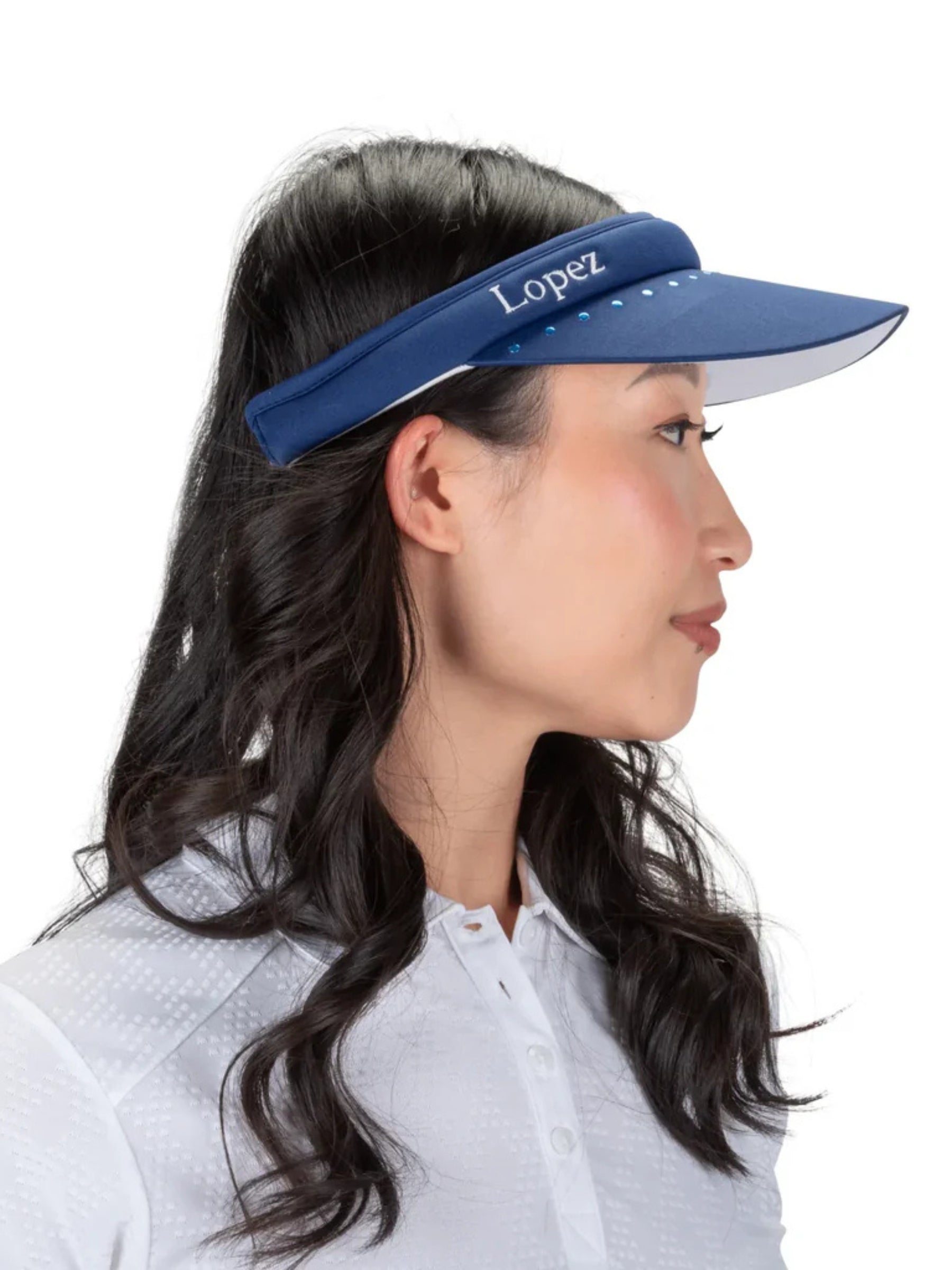 Club Reversible Visor - Navy & White