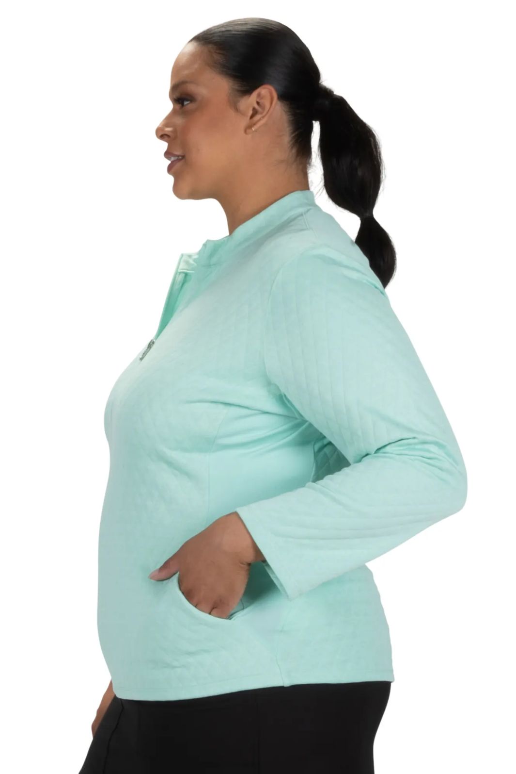 Veste de Golf Zeal Taille Plus - Aqua