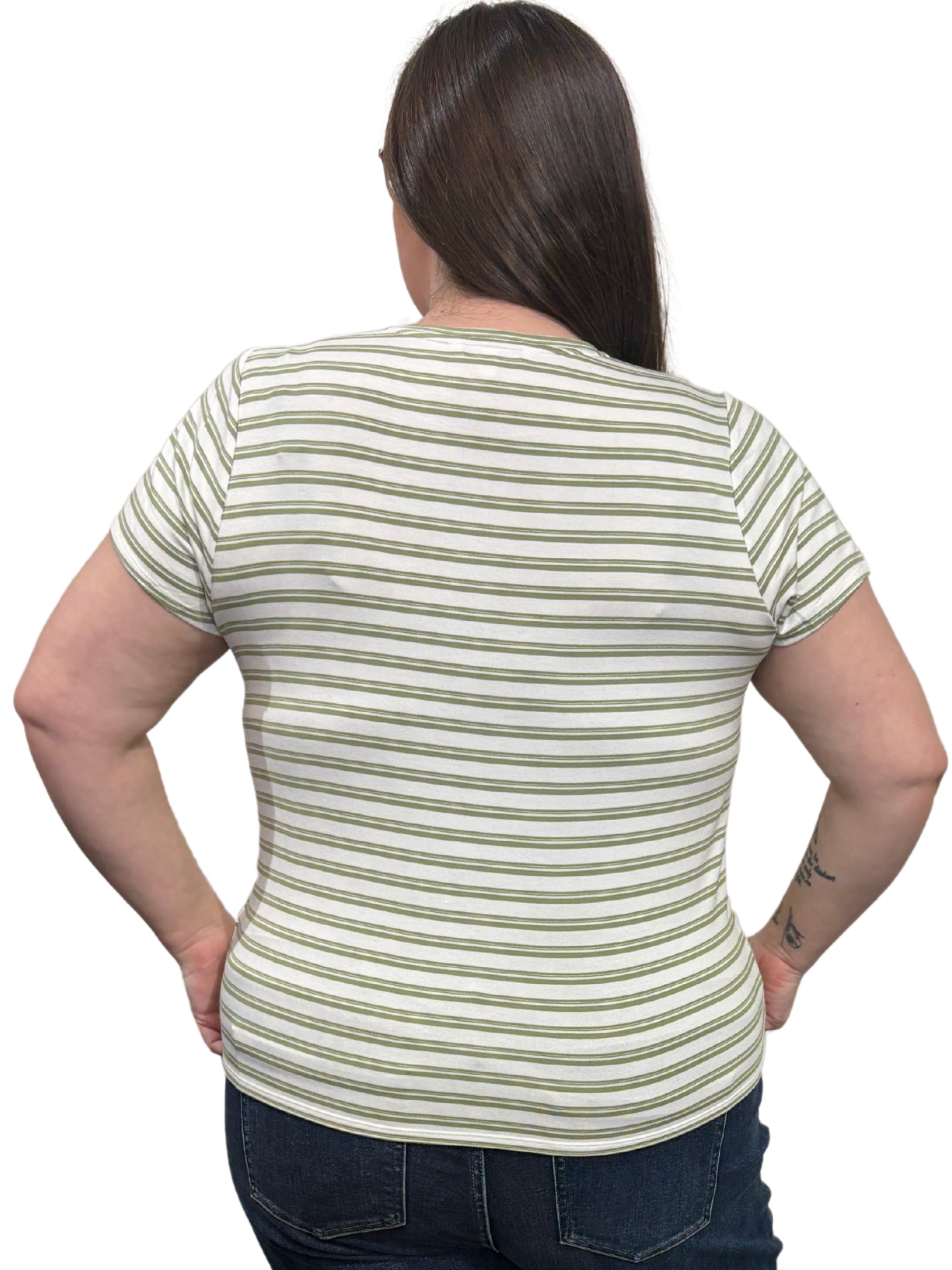 T-shirt Tricot Classique Taille Plus - Whipped Cream Lotus