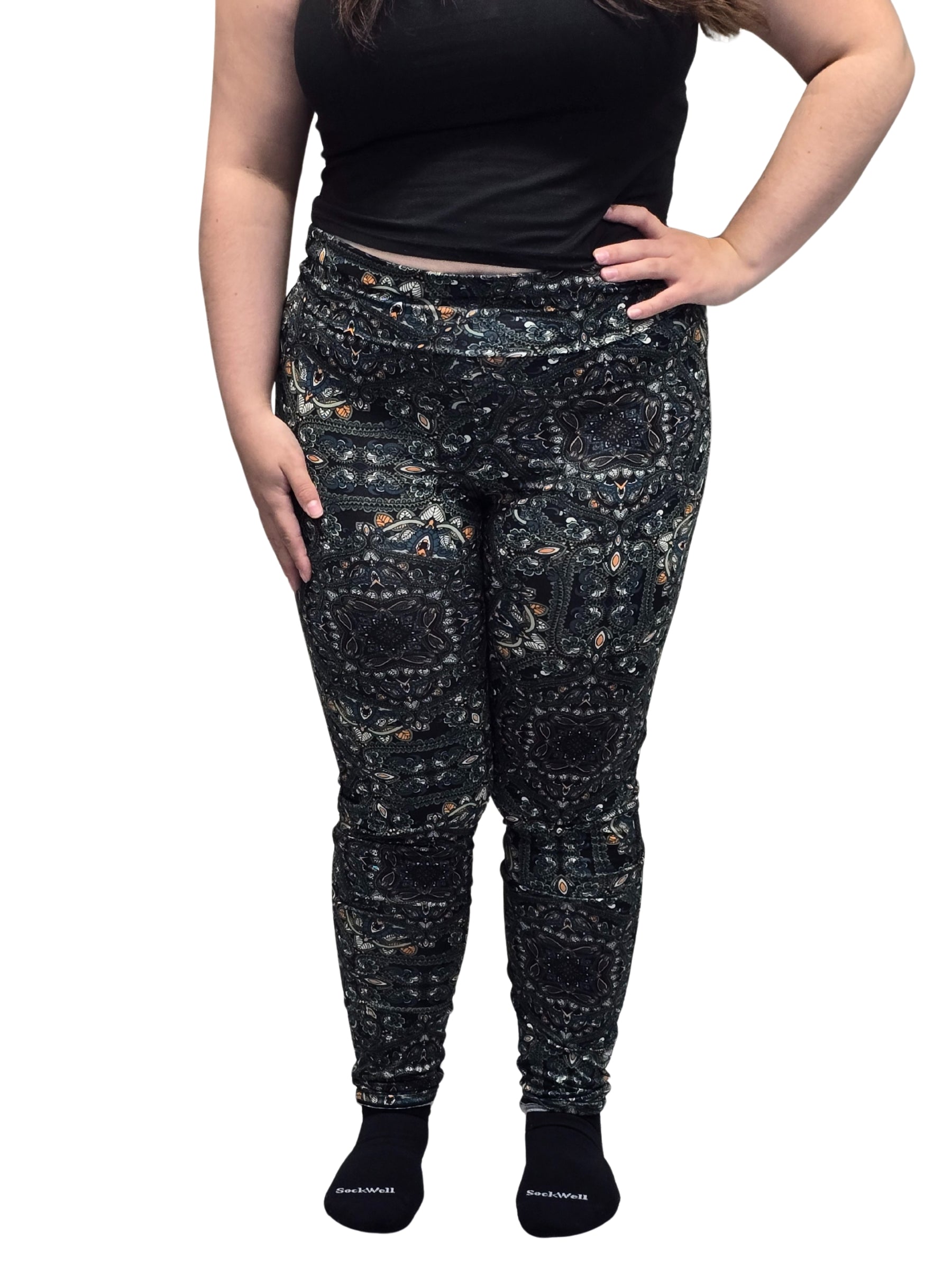 Legging Imprimé Taille Plus - Mayurah