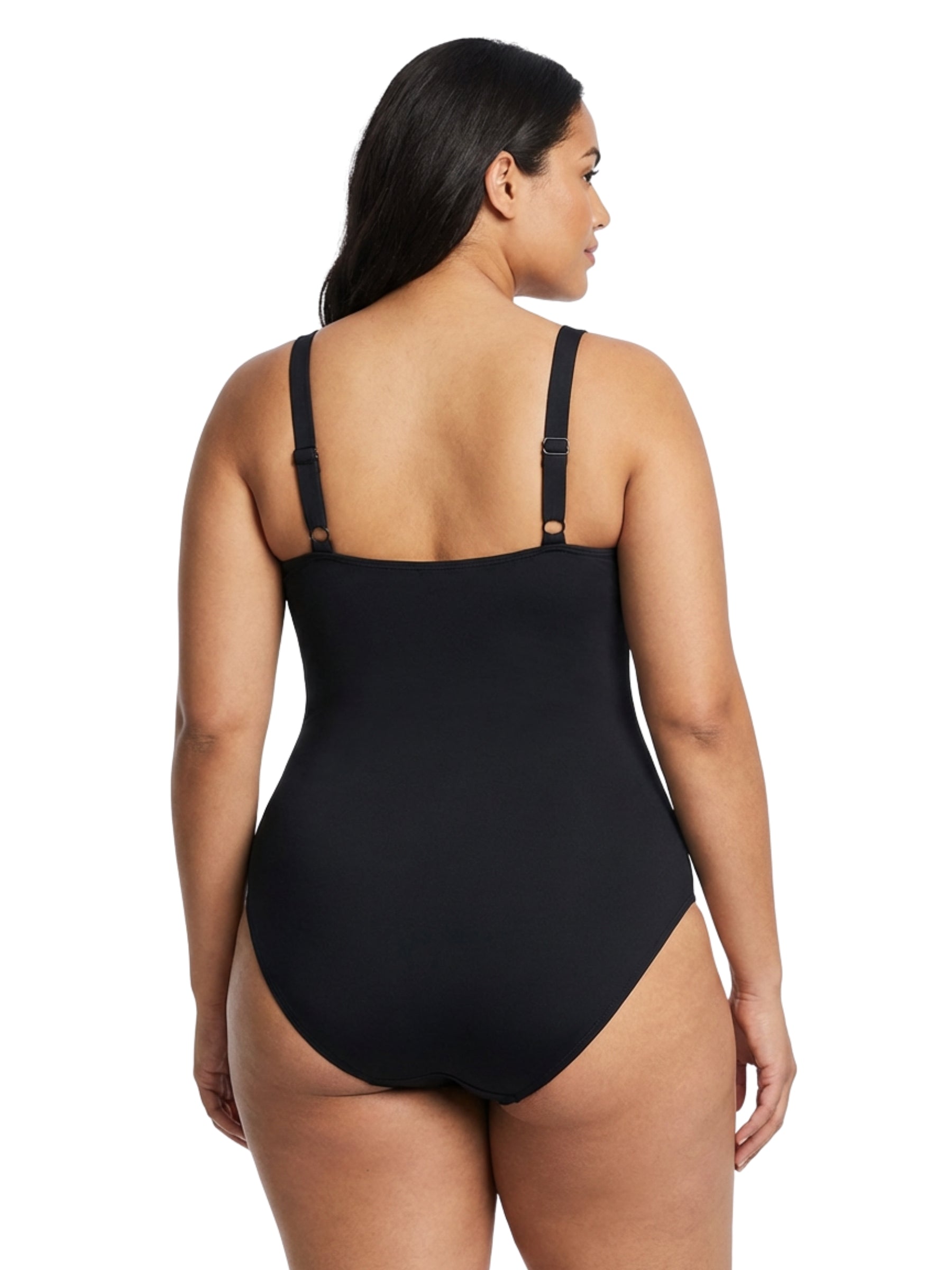 Maillot de Bain Encolure Haute Taille Plus (Bonnet D) - Willow