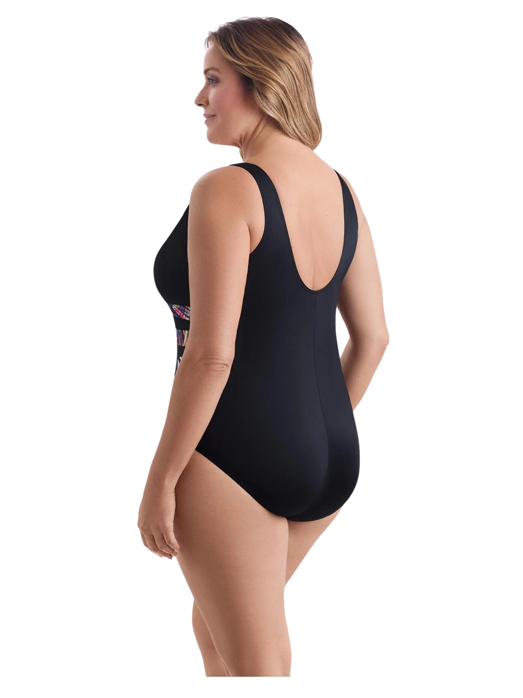 Maillot de Bain Coolangata Fan Tank Taille Plus - Multi