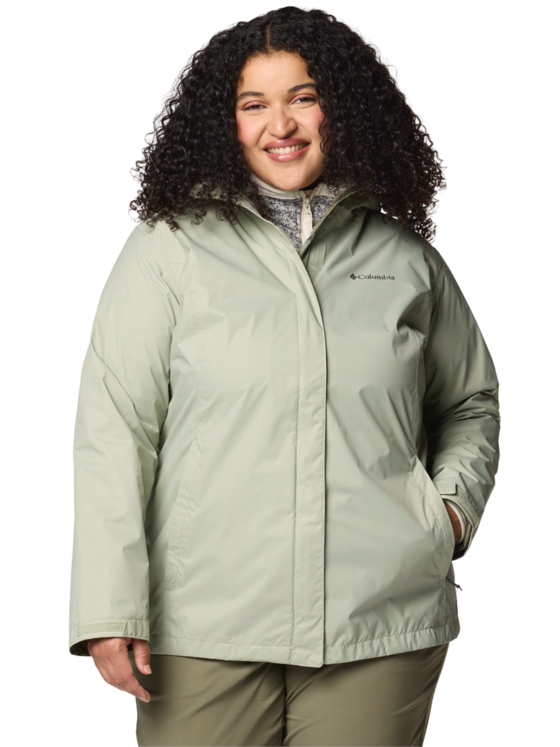 Arcadia II Plus Size Coat - Safari