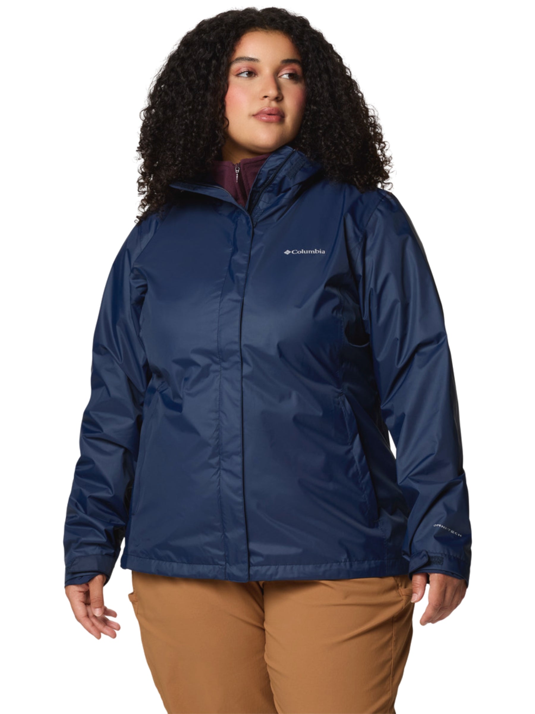 Arcadia II Plus Size Coat - Collegiate Navy