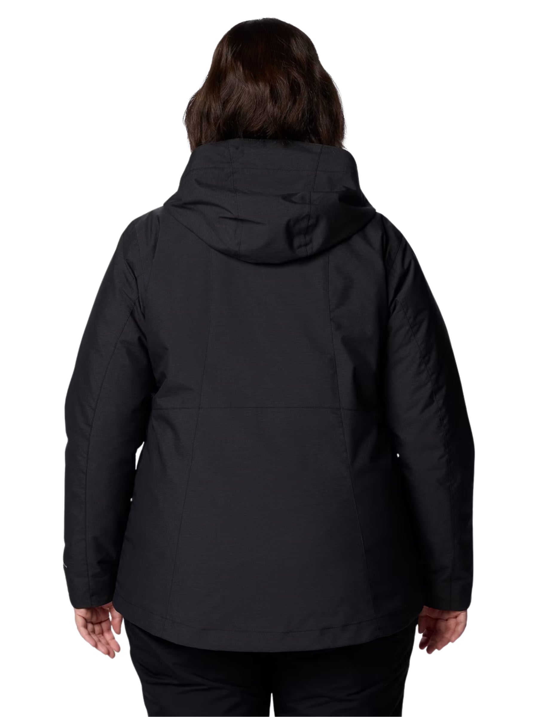 Whirlibird Interchangeable Coat V Plus Size - Black
