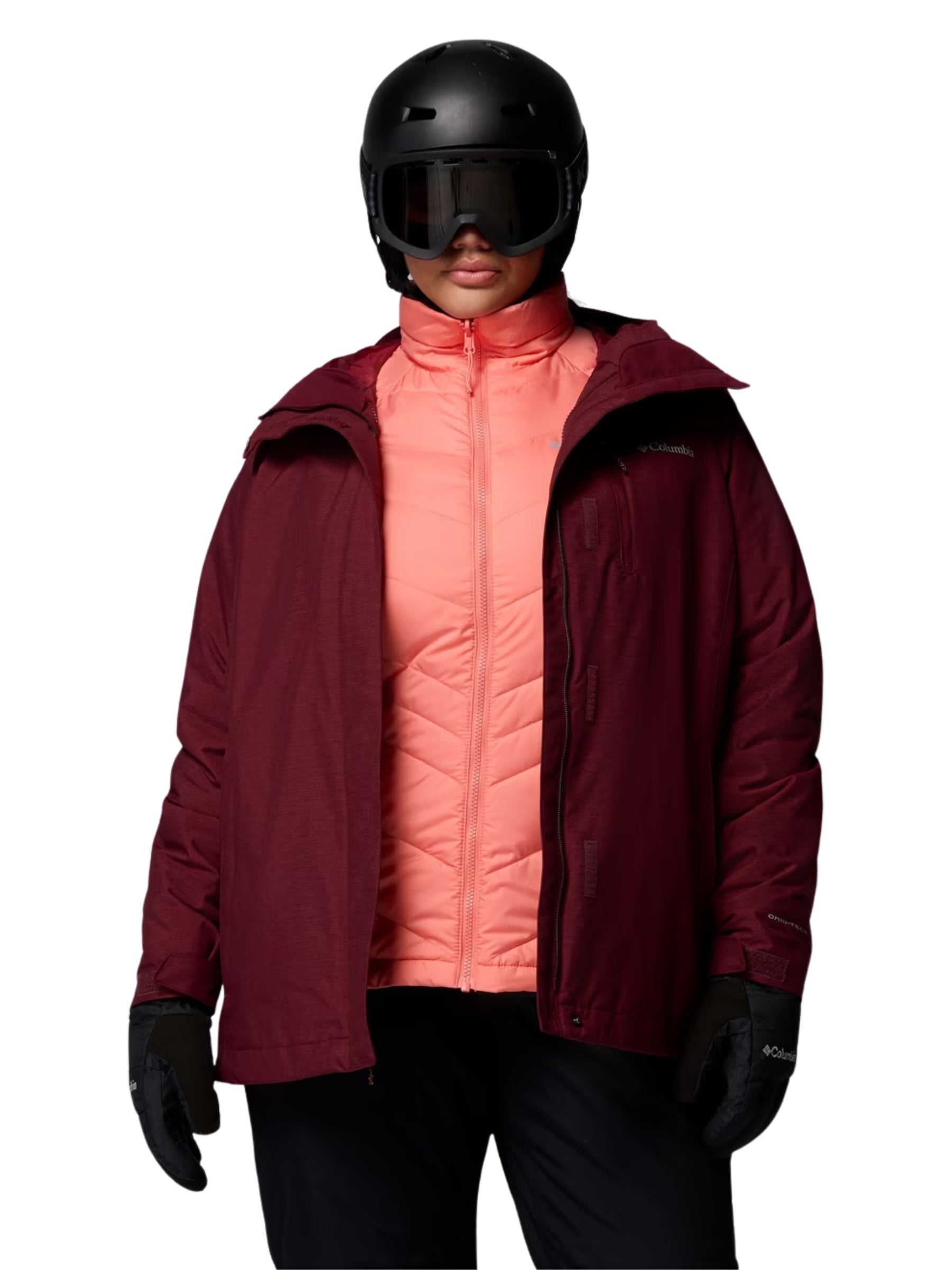 Whirlibird V Interchangeable Coat Plus Size - Rich Wine Cross Dye