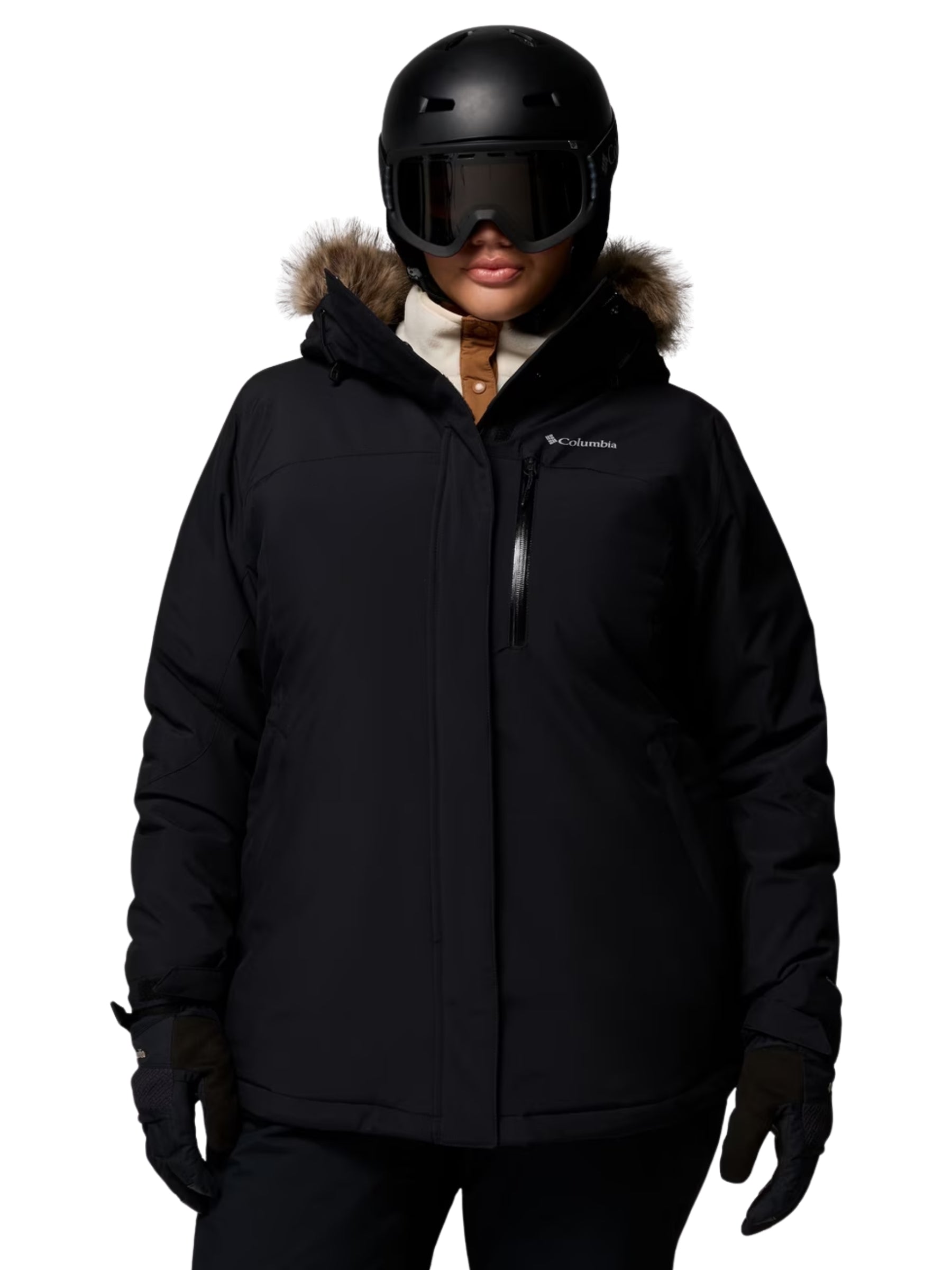 Manteau Isolant Ava Alpine II Taille Plus - Noir