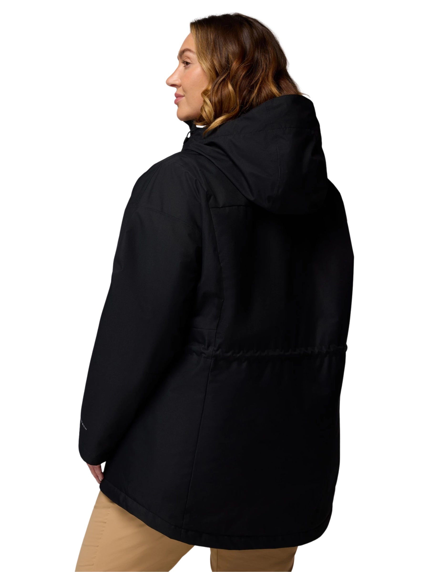 Hikebound II Plus Size Insulated Long Coat - Black