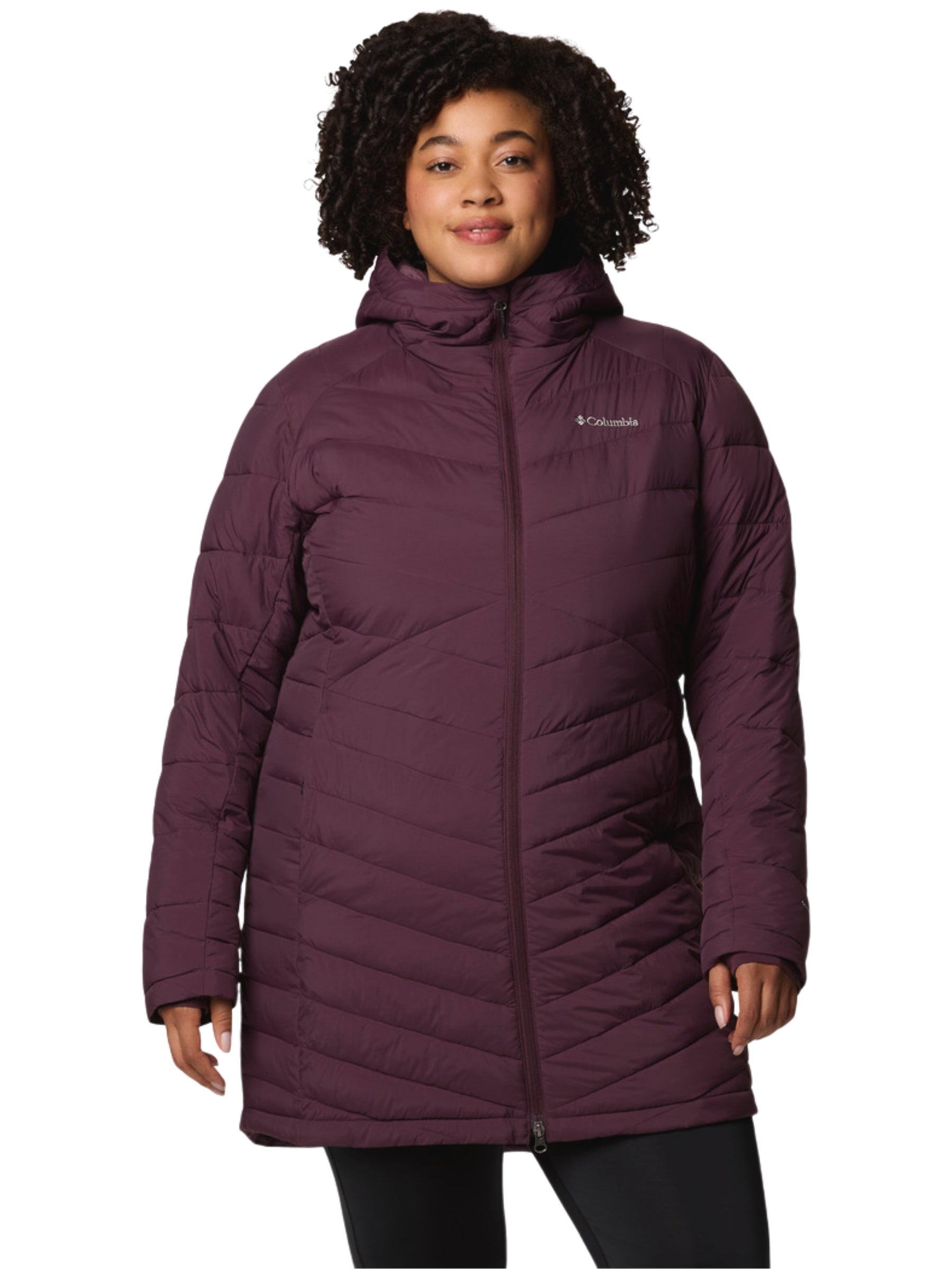 Manteau à Capuchon Joy Peak II Long Taille Plus - Moonvista