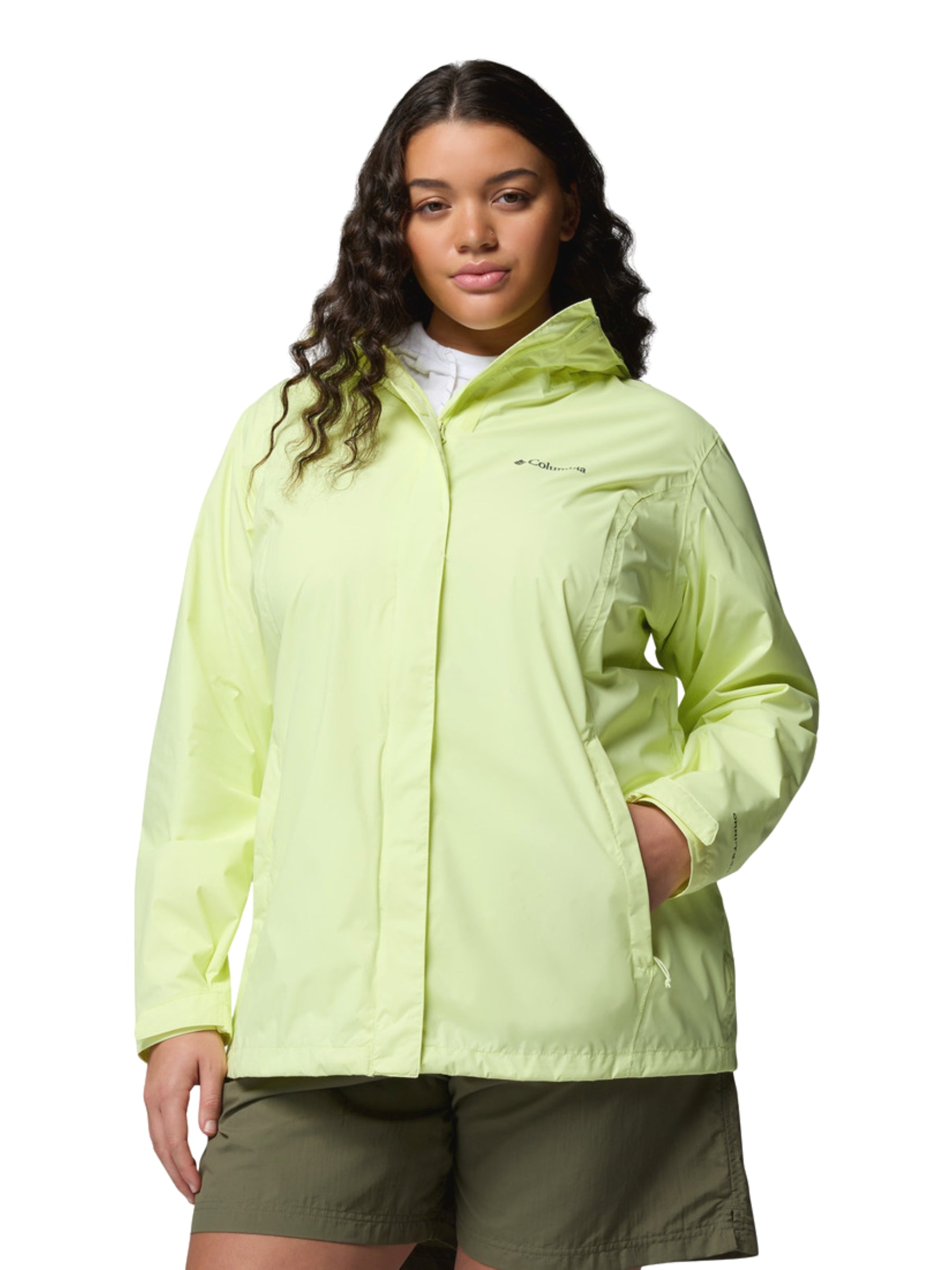 Arcadia II Plus Size Coat - Lemon Haze