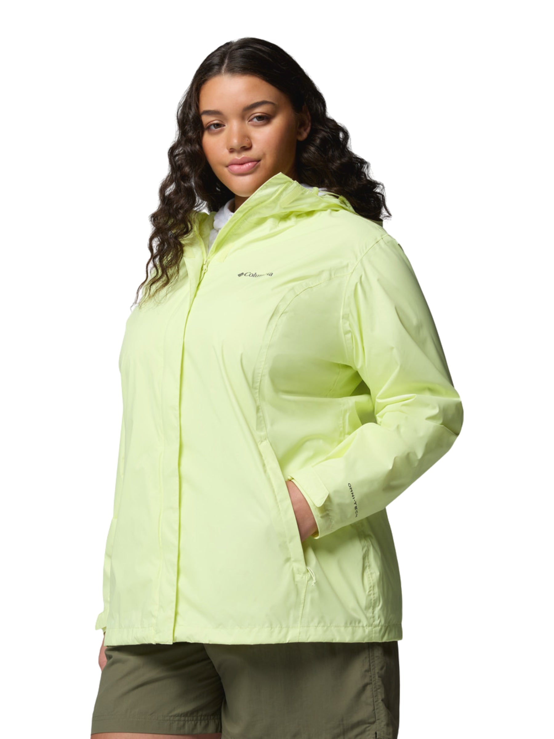 Arcadia II Plus Size Coat - Lemon Haze