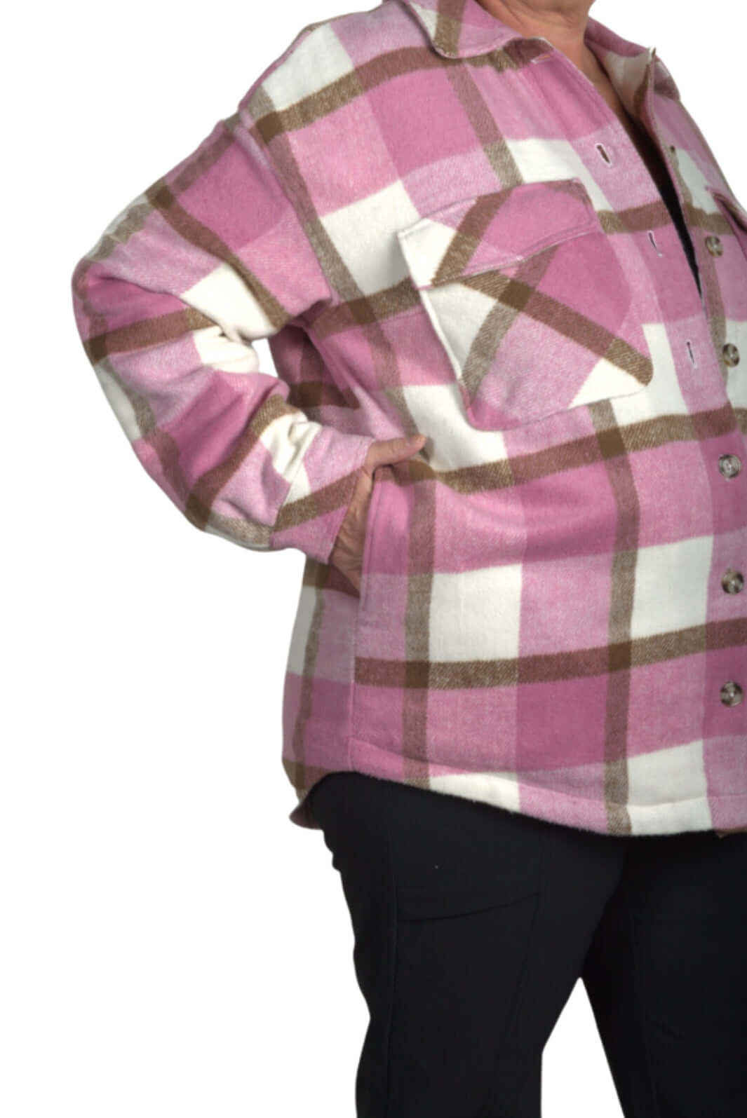 Manteau Boutonné Bromont Taille Plus de Sportive Plus