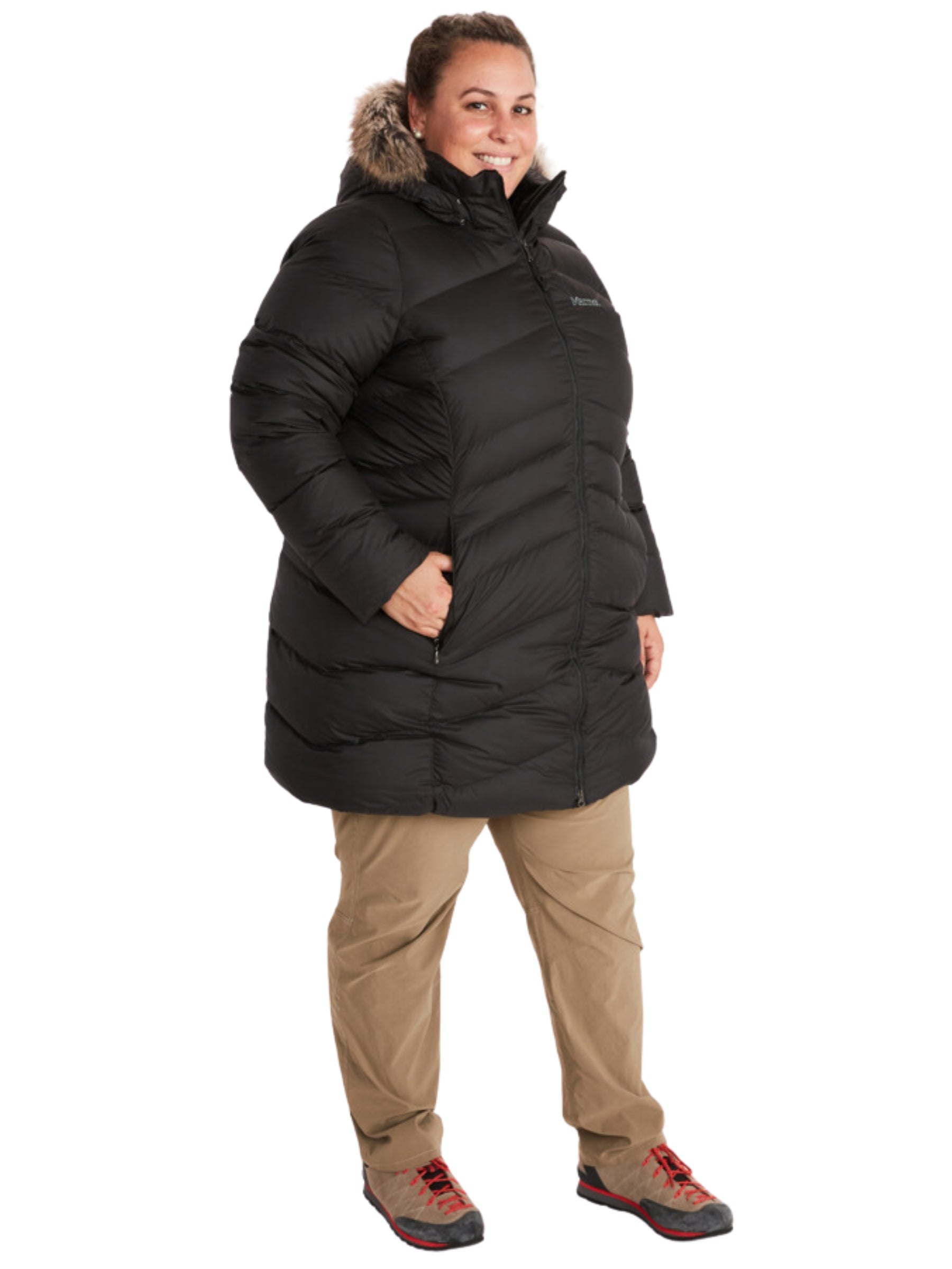 Manteau d'Hiver Montréal Taille Plus (Noir) de Marmot