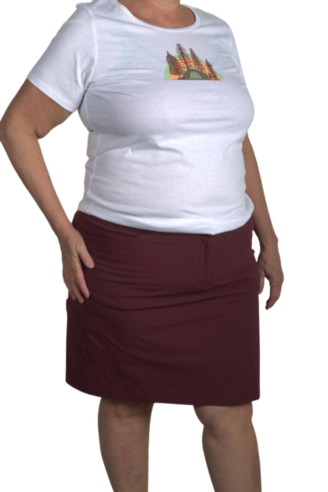 Jupe-Culotte De Randonnée Odyssée Monde Taille Plus de Sportive Plus