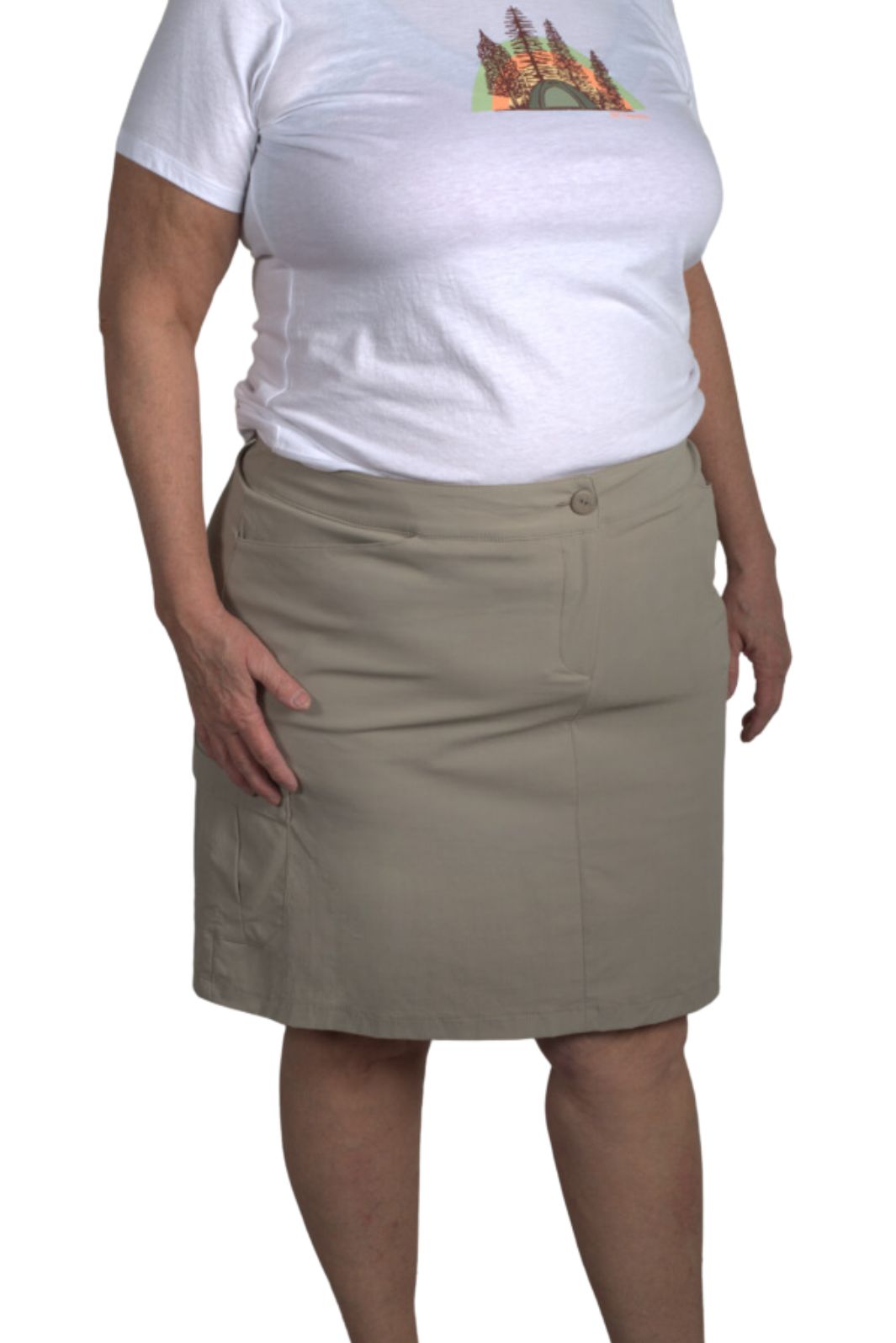 Jupe-Culotte De Randonnée Odyssée Monde Taille Plus de Sportive Plus