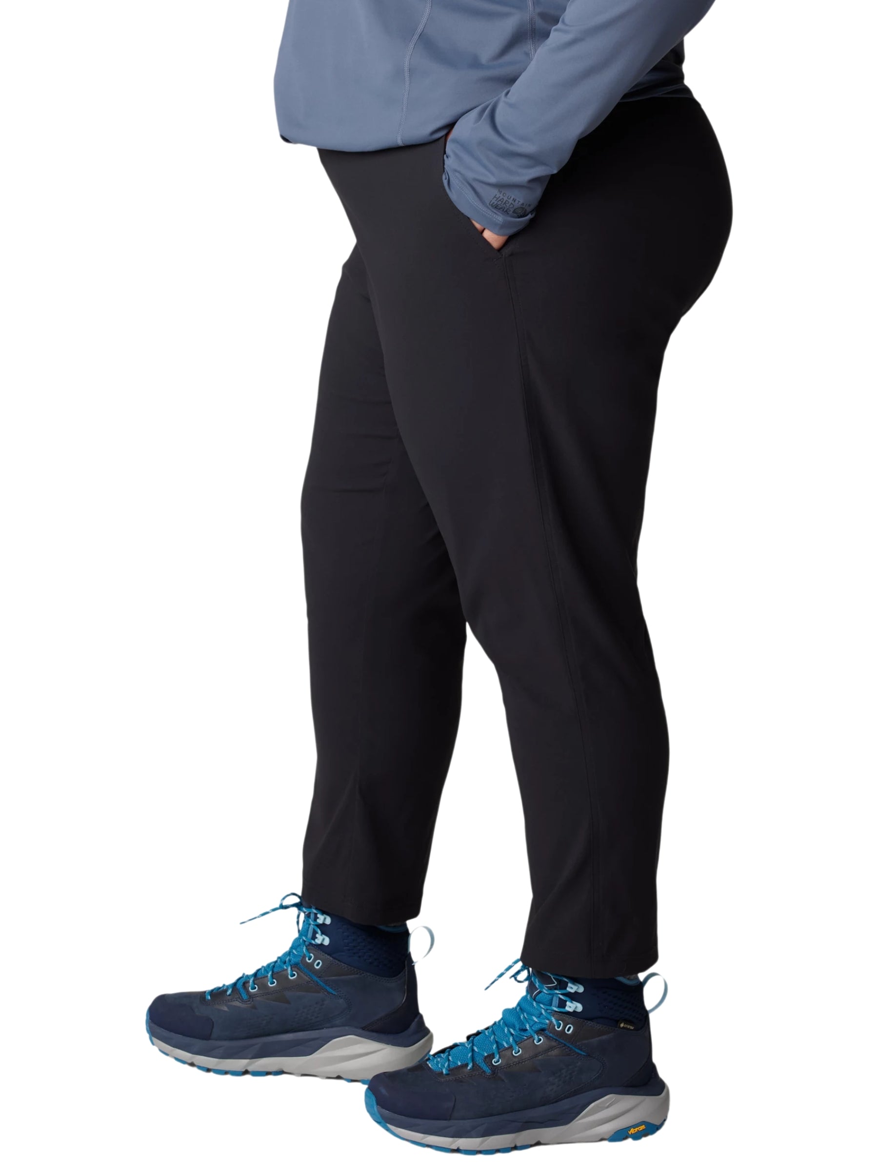 Pantalon Longueur Cheville Dynama Taille Plus - Noir