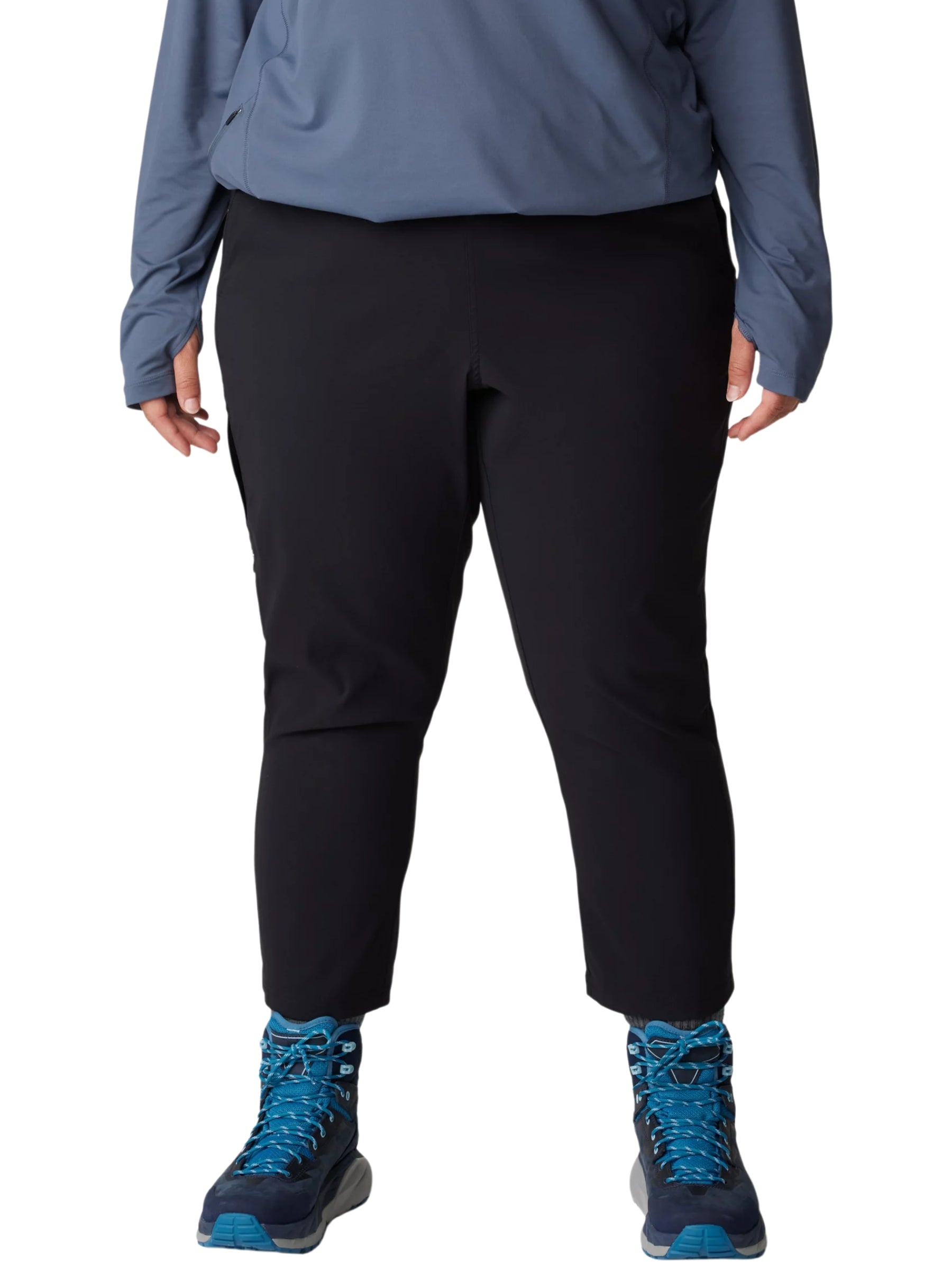 Pantalon Longueur Cheville Dynama Taille Plus - Noir