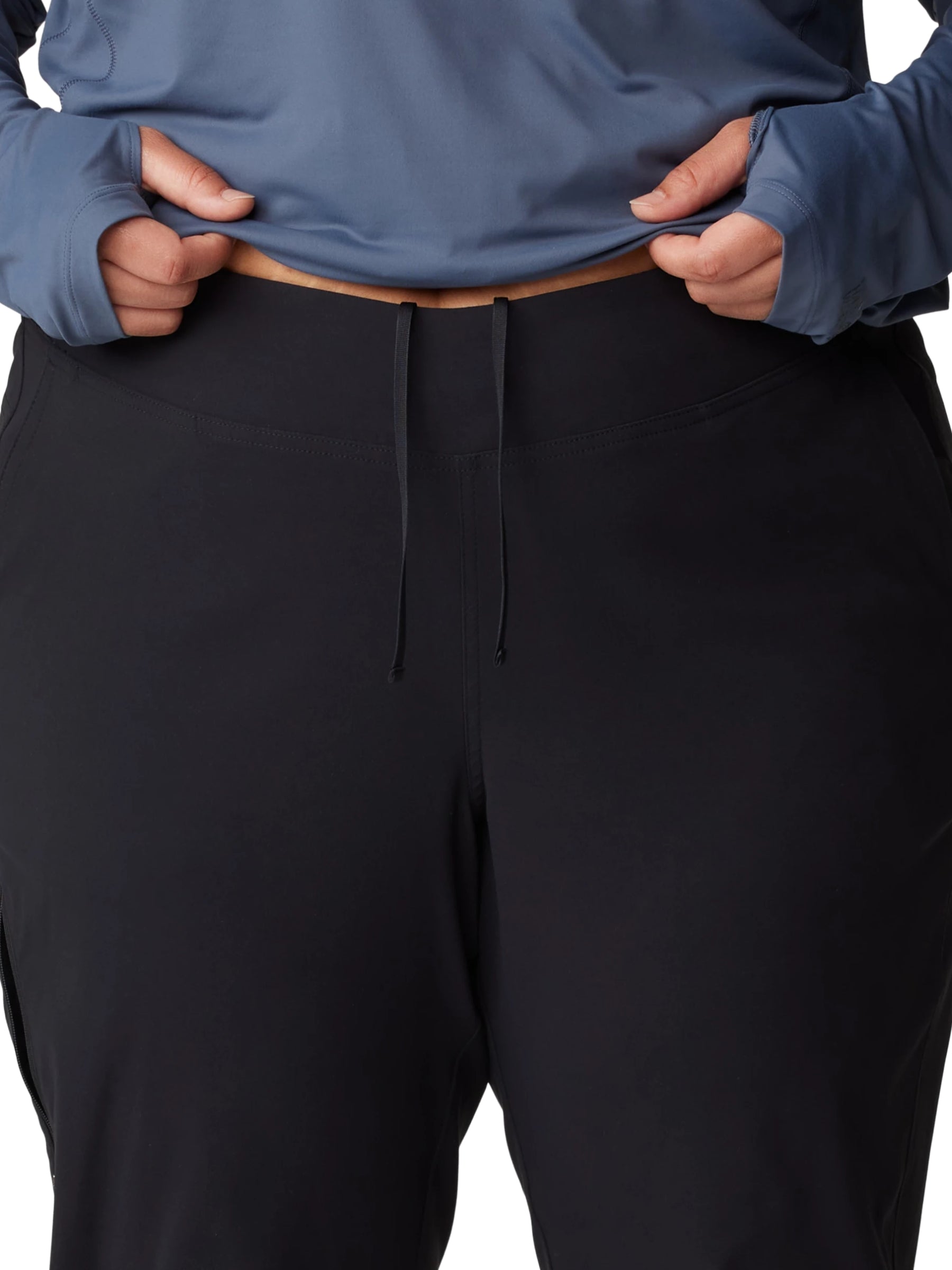 Pantalon Longueur Cheville Dynama Taille Plus - Noir