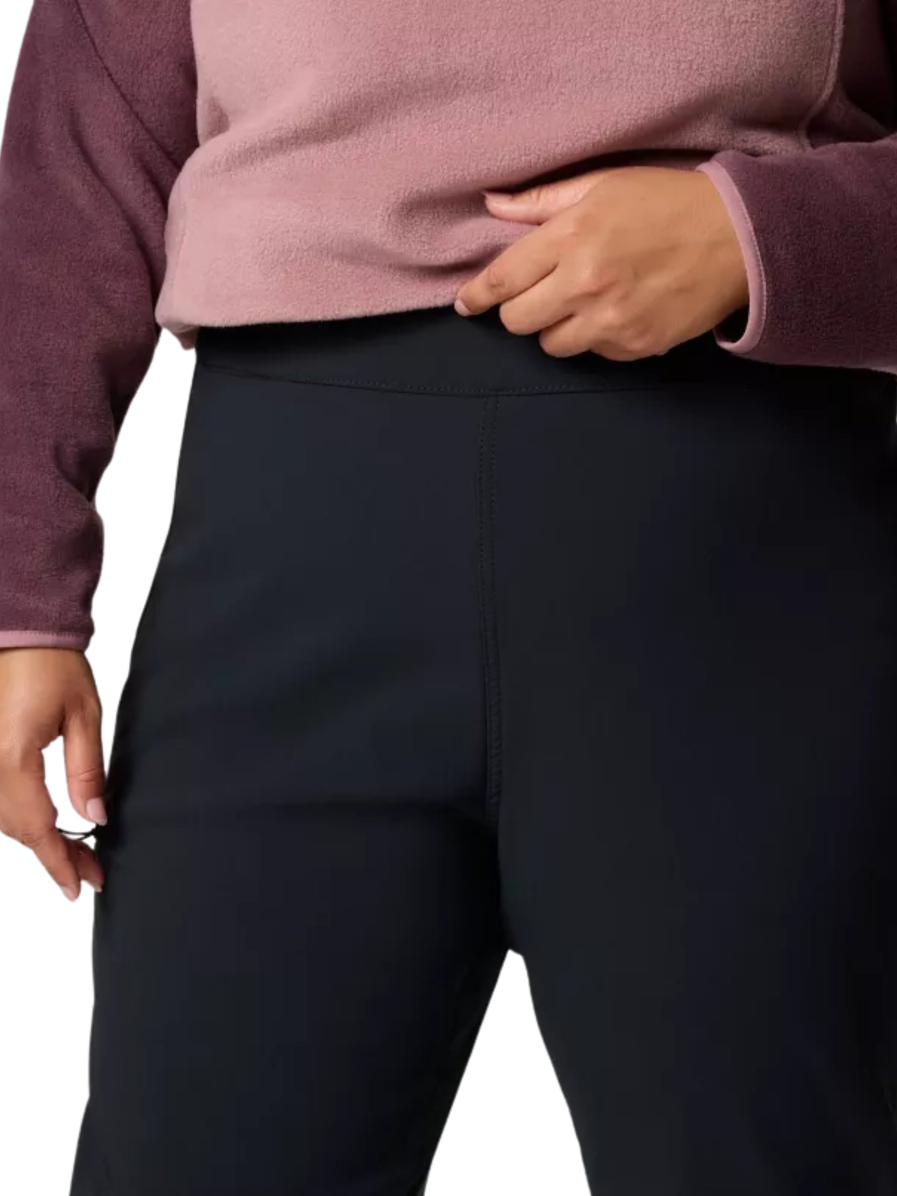 Pantalon Taille Haute Back Beauty Taille Plus - Noir