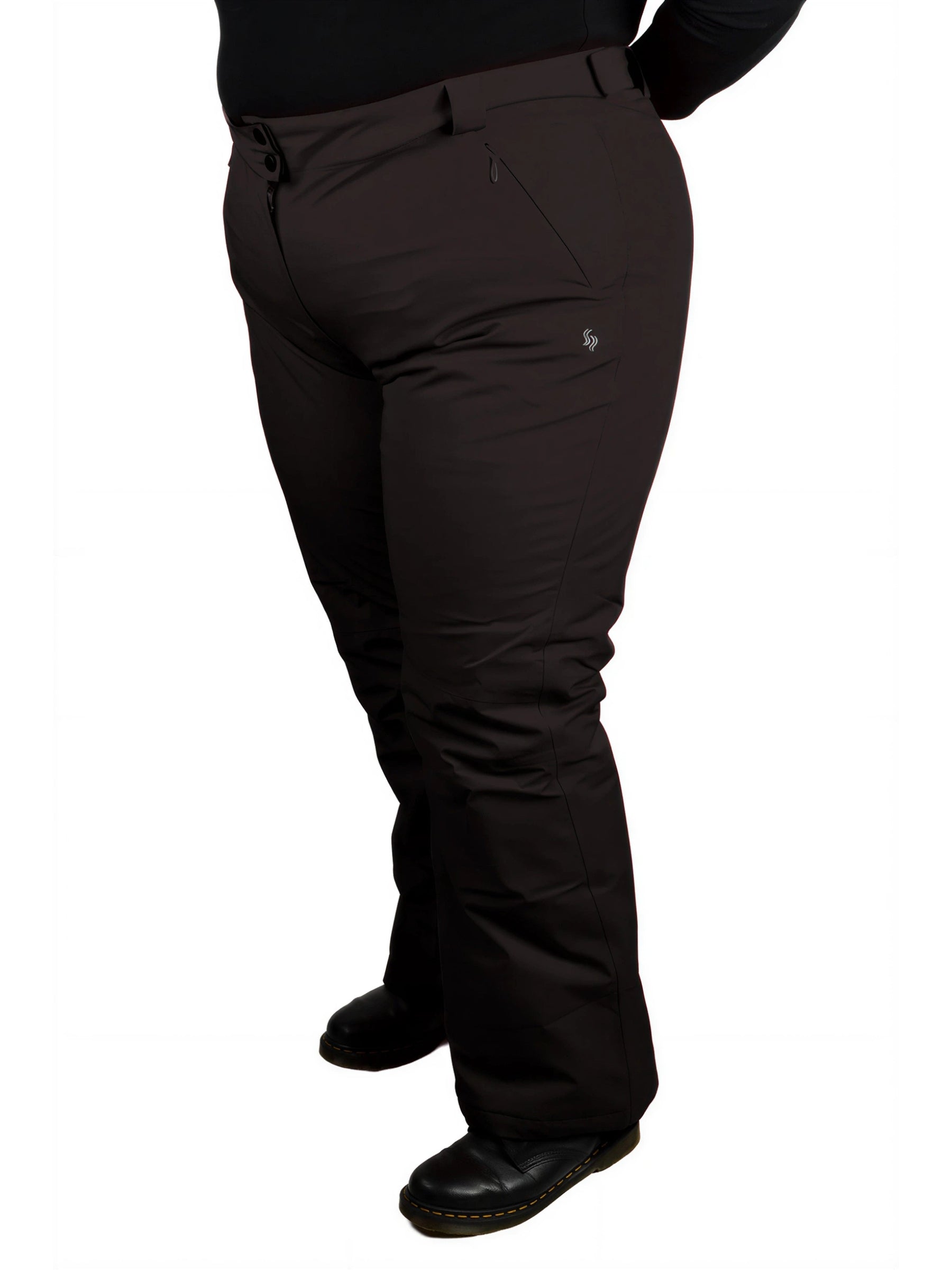 Pantalon Stemm Simms Taille Plus - Noir