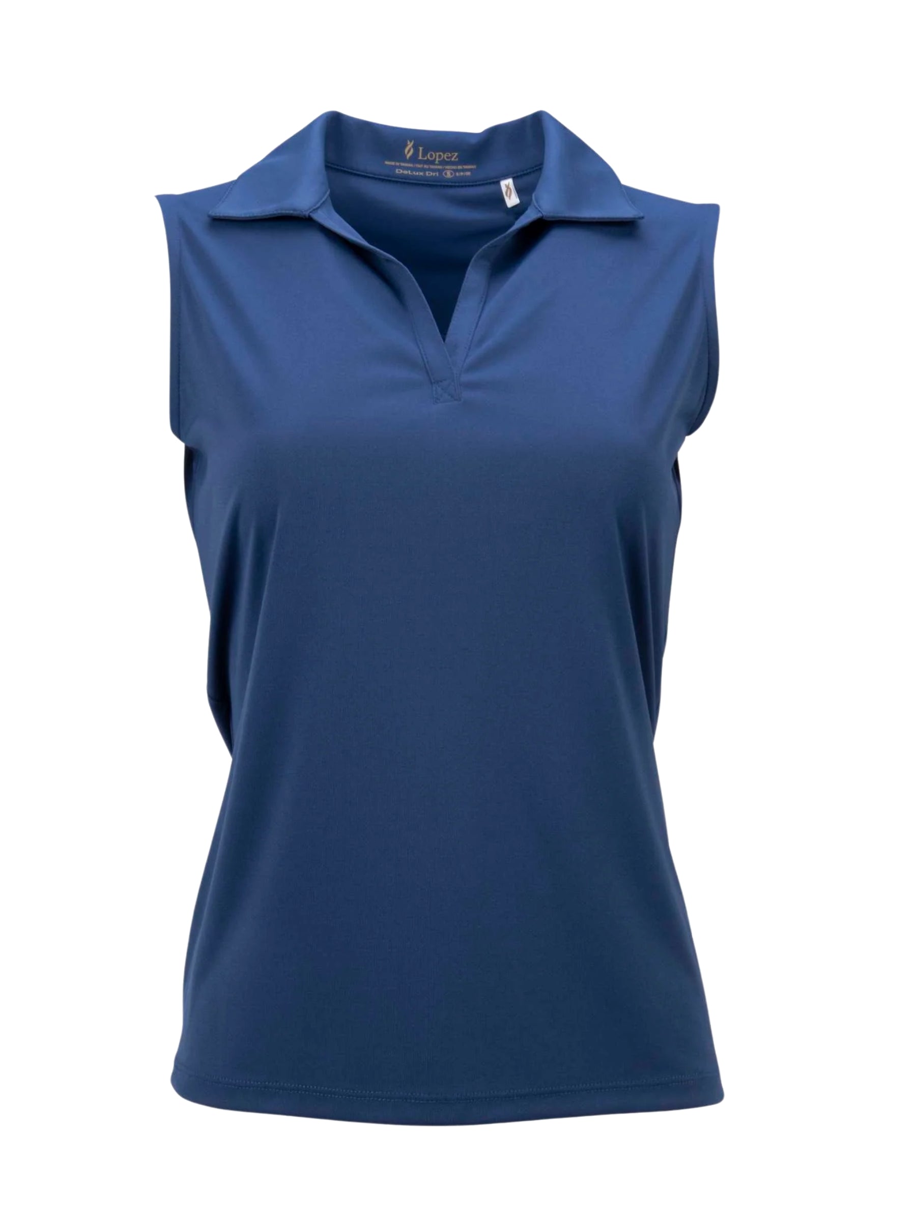 Polo De Golf Sans Manche Legacy Taille Plus - Navy