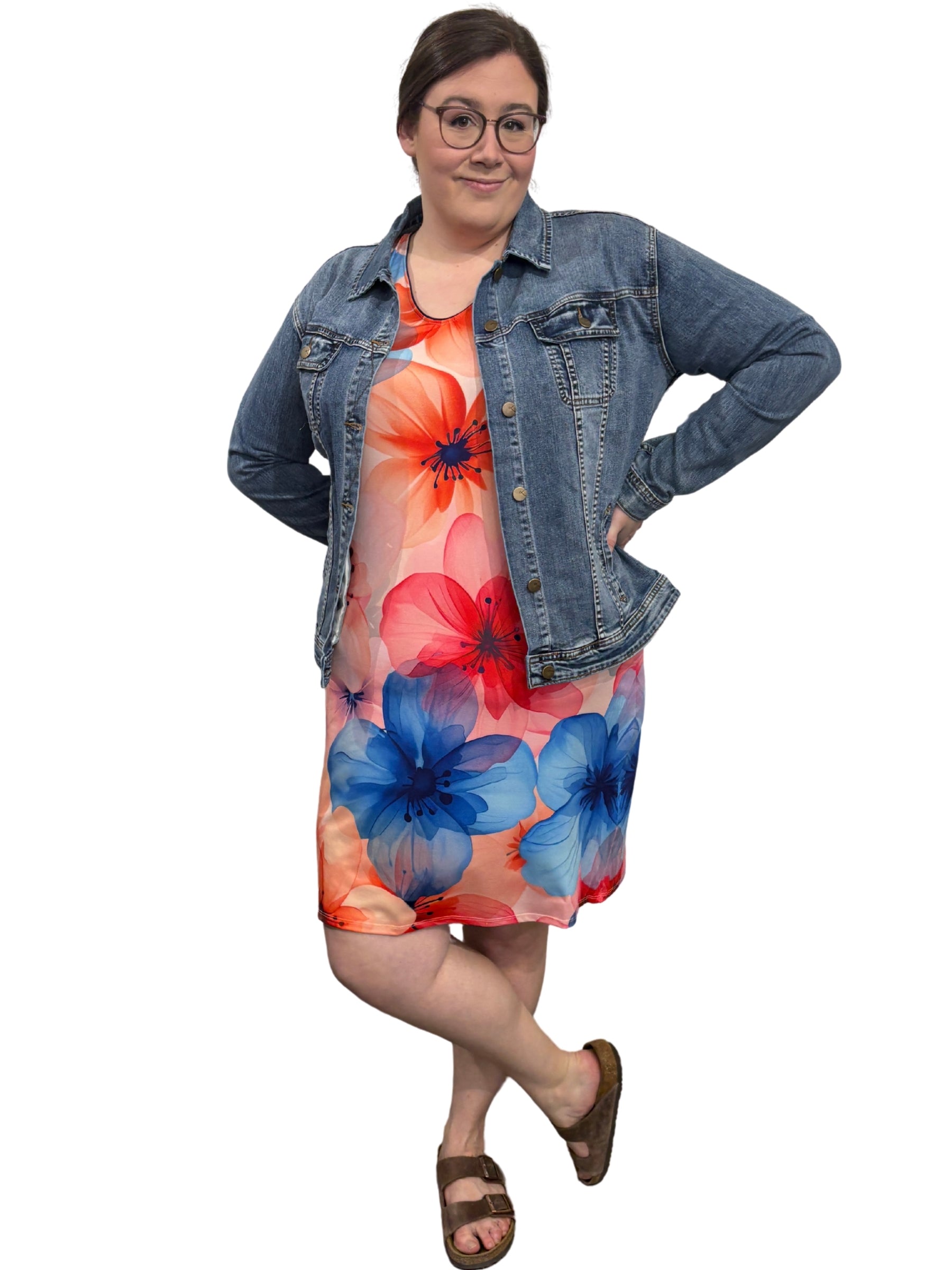 Charmaine Resort Plus Size Dress - Multi