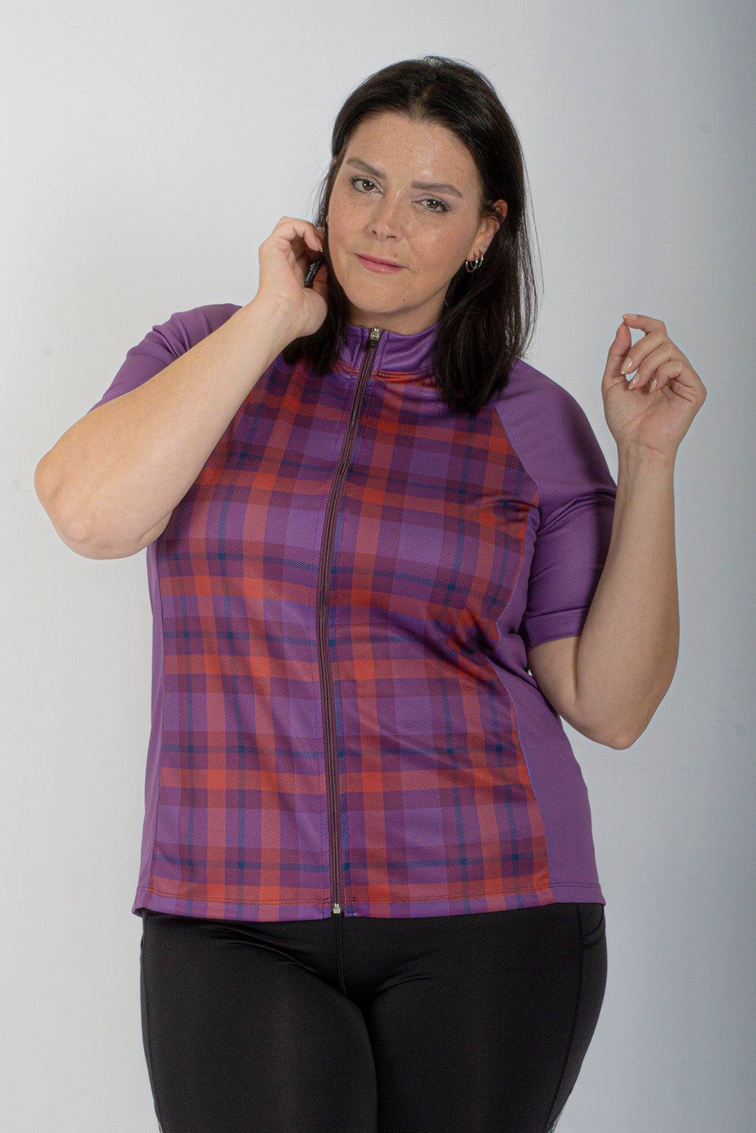 Plus Size Road Short Sleeve Cycling Jersey by Sportive Plus