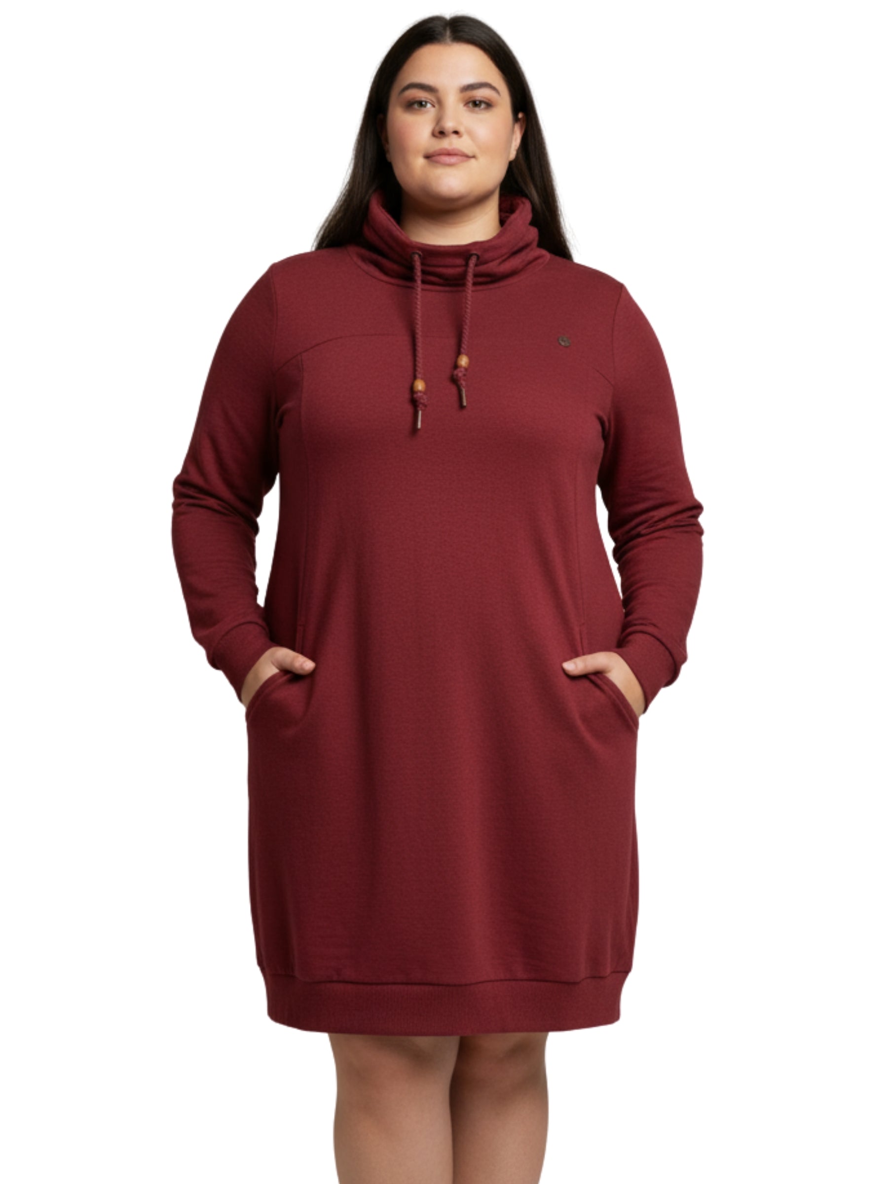 Robe Ditik Taille Plus - Rouge