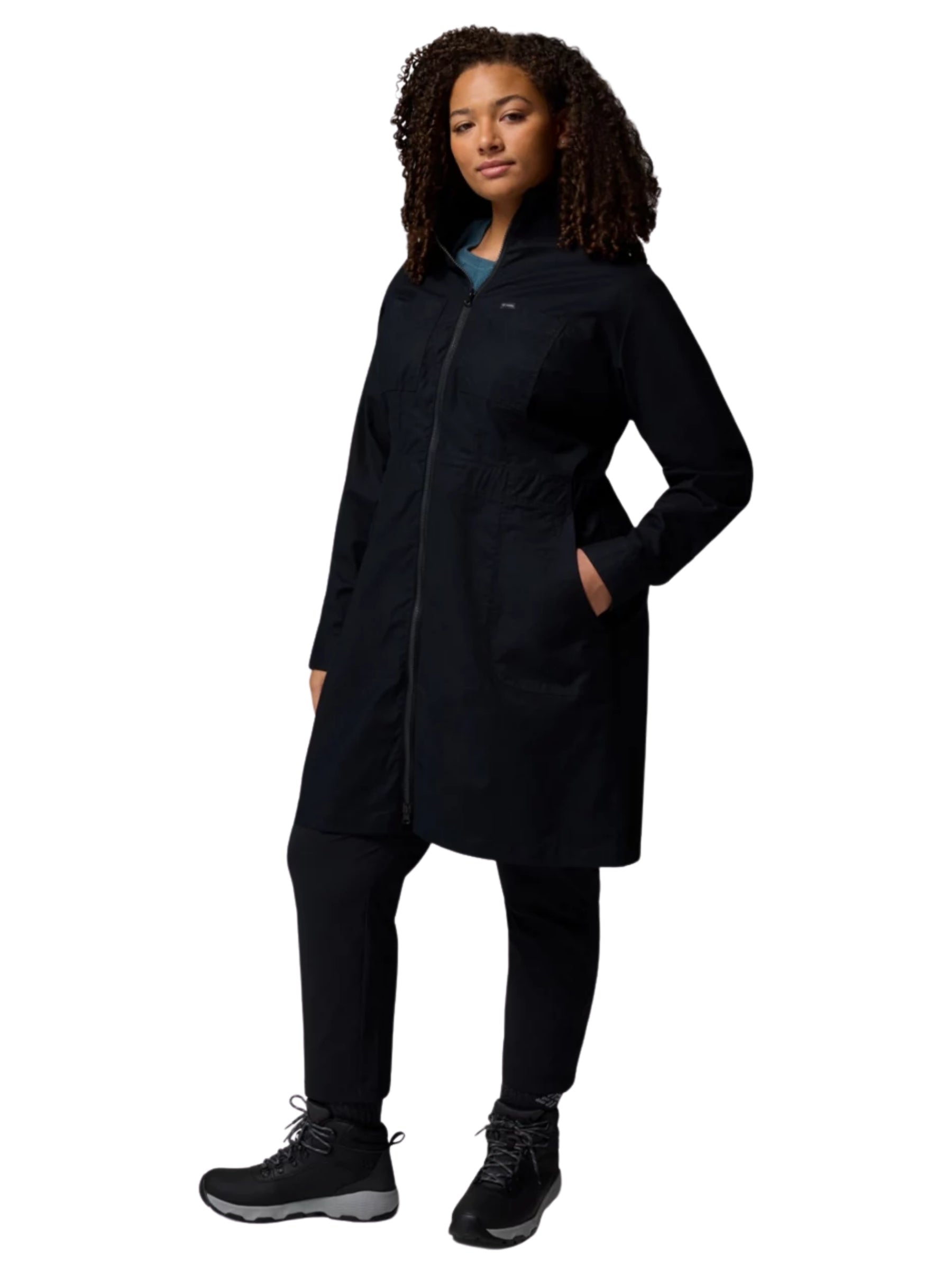 Robe Brea Falls Taille Plus - Noir