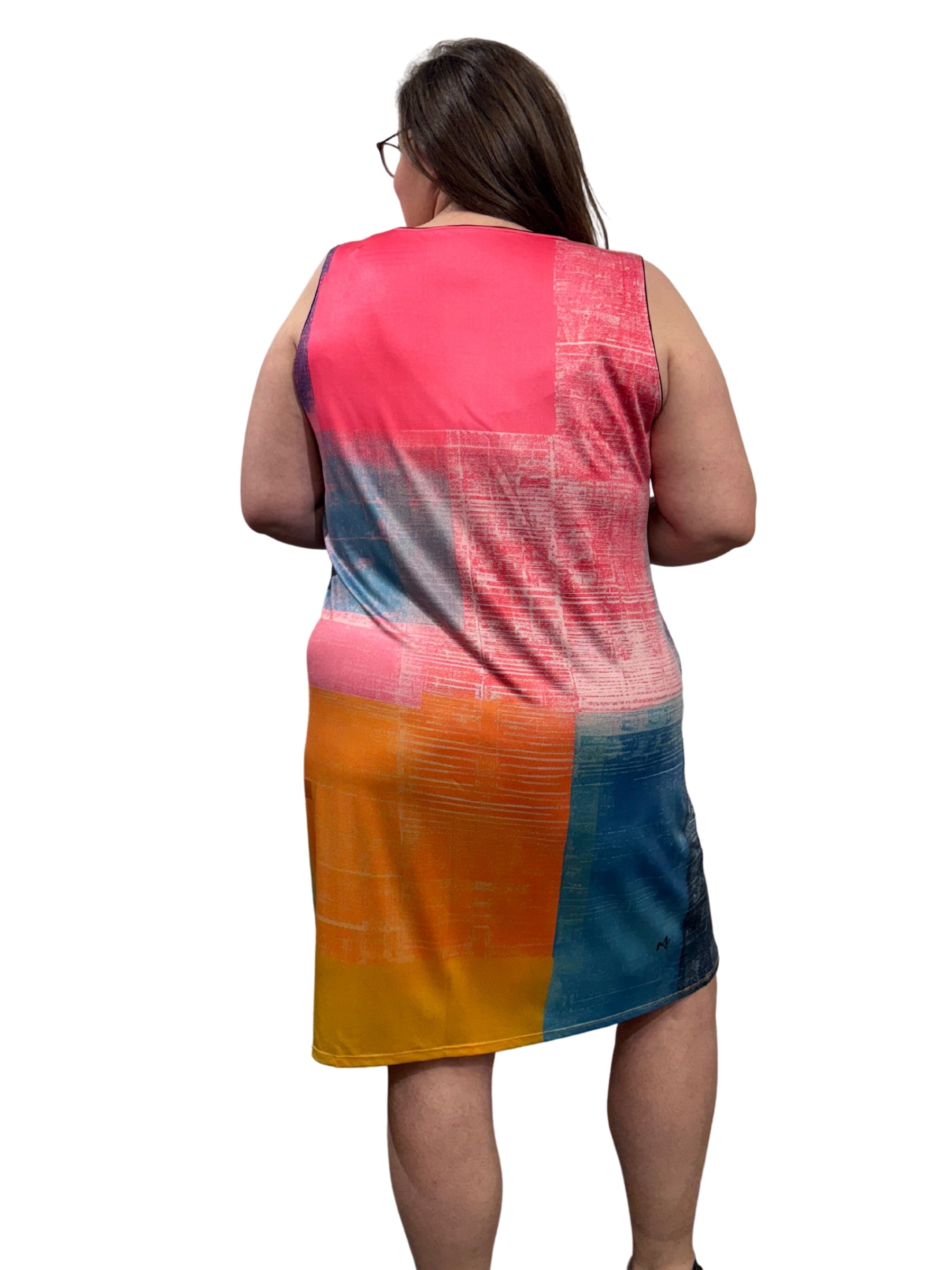 Miss Versa Plus Size Fany Resort Dress (Multi)