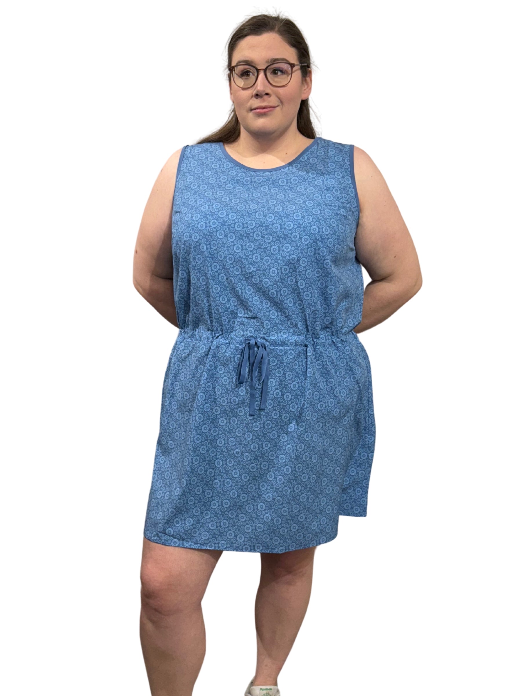 Robe Seaweed Taille Plus - AOP Bike