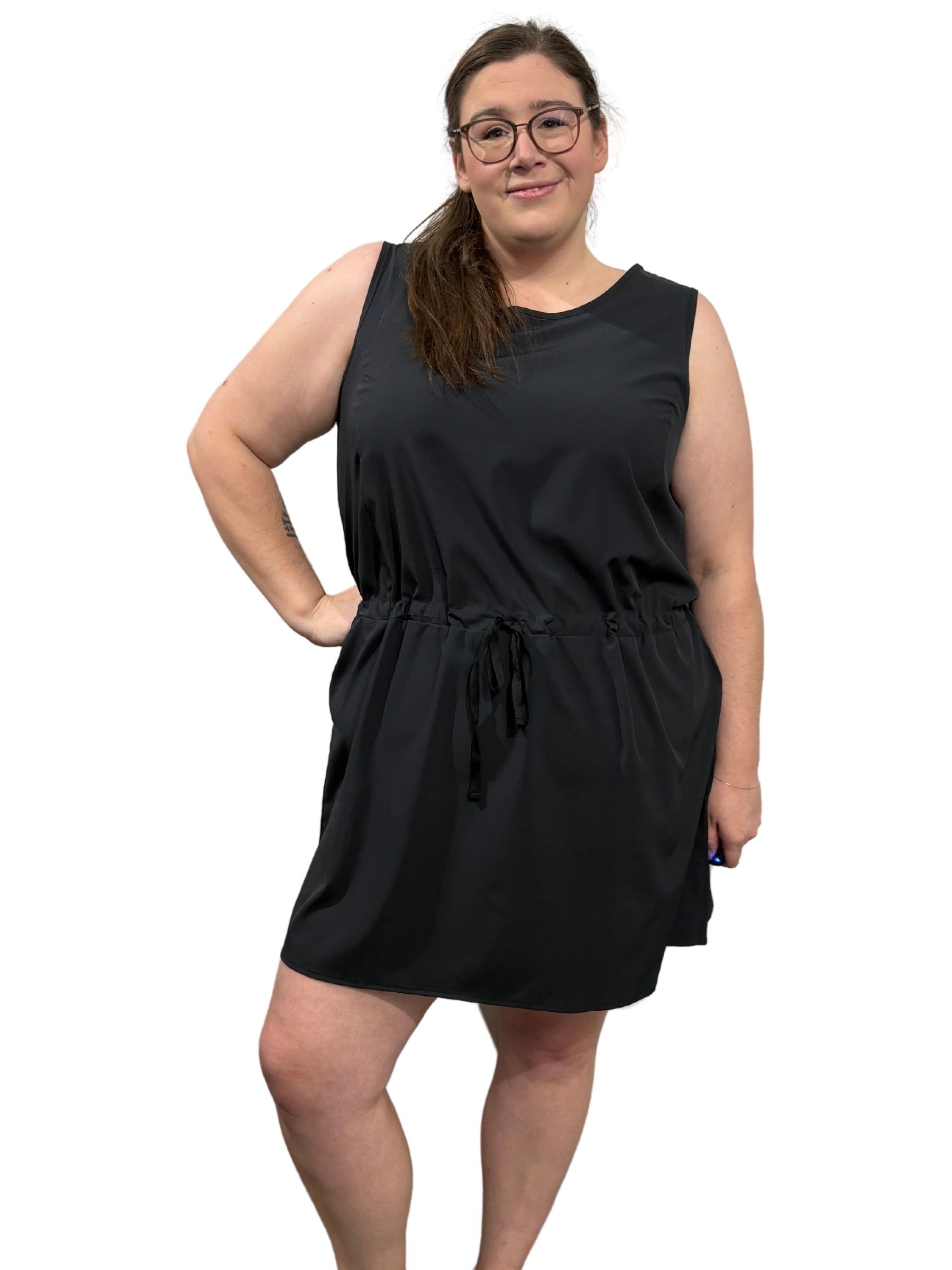 Robe Seaweed Taille Plus - Noir