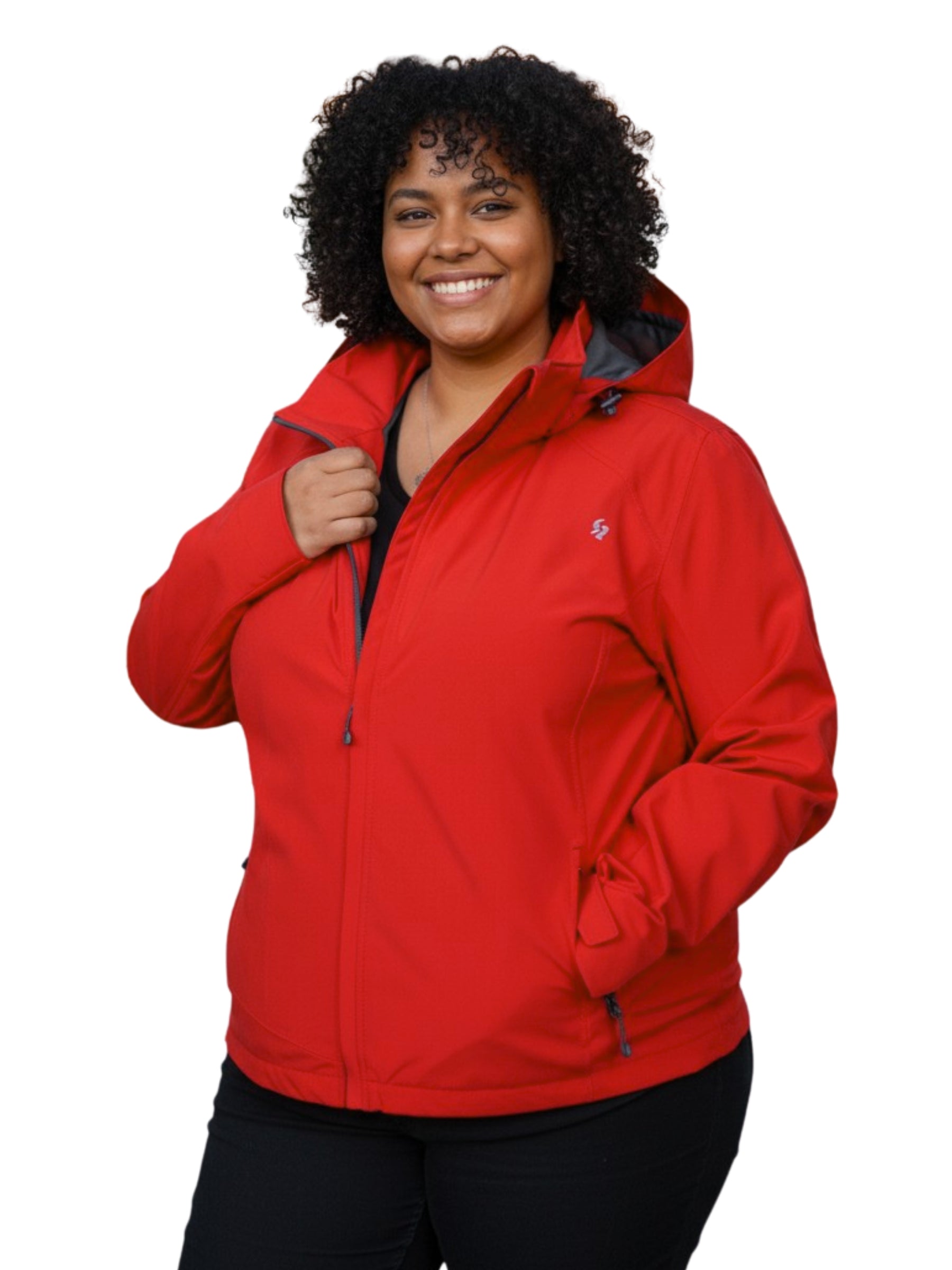 Plus Size SEALED JIII Waterproof Breathable Performance Jacket by Sportive Plus