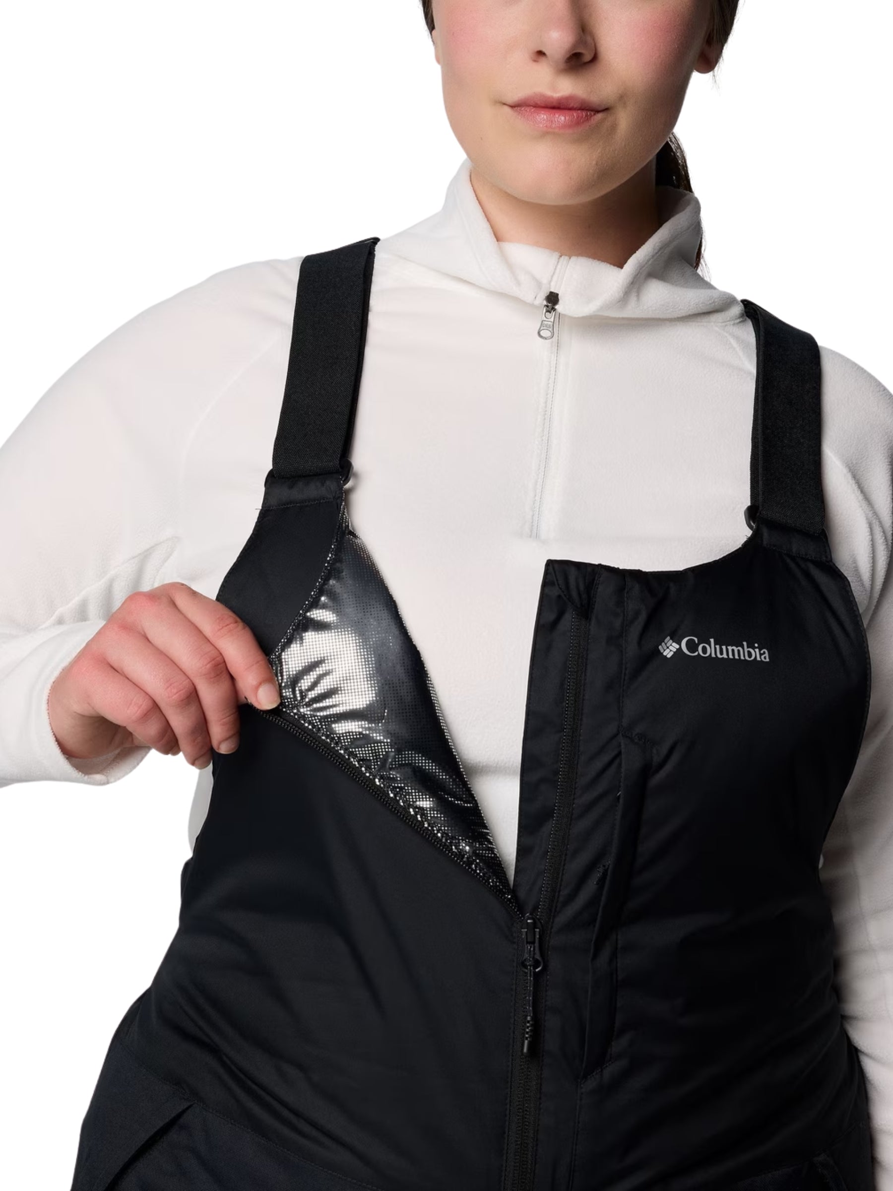 Salopette Iceventure II Taille Plus - Black Dobby