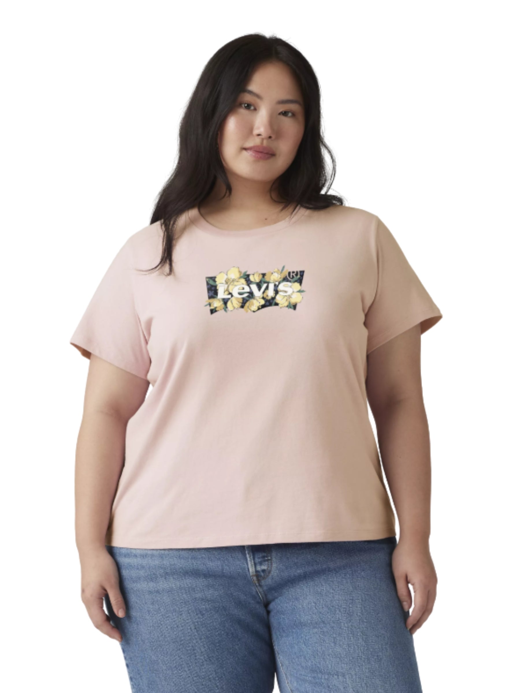 T-Shirt Perfect Taille Plus - Blake Brushstroke