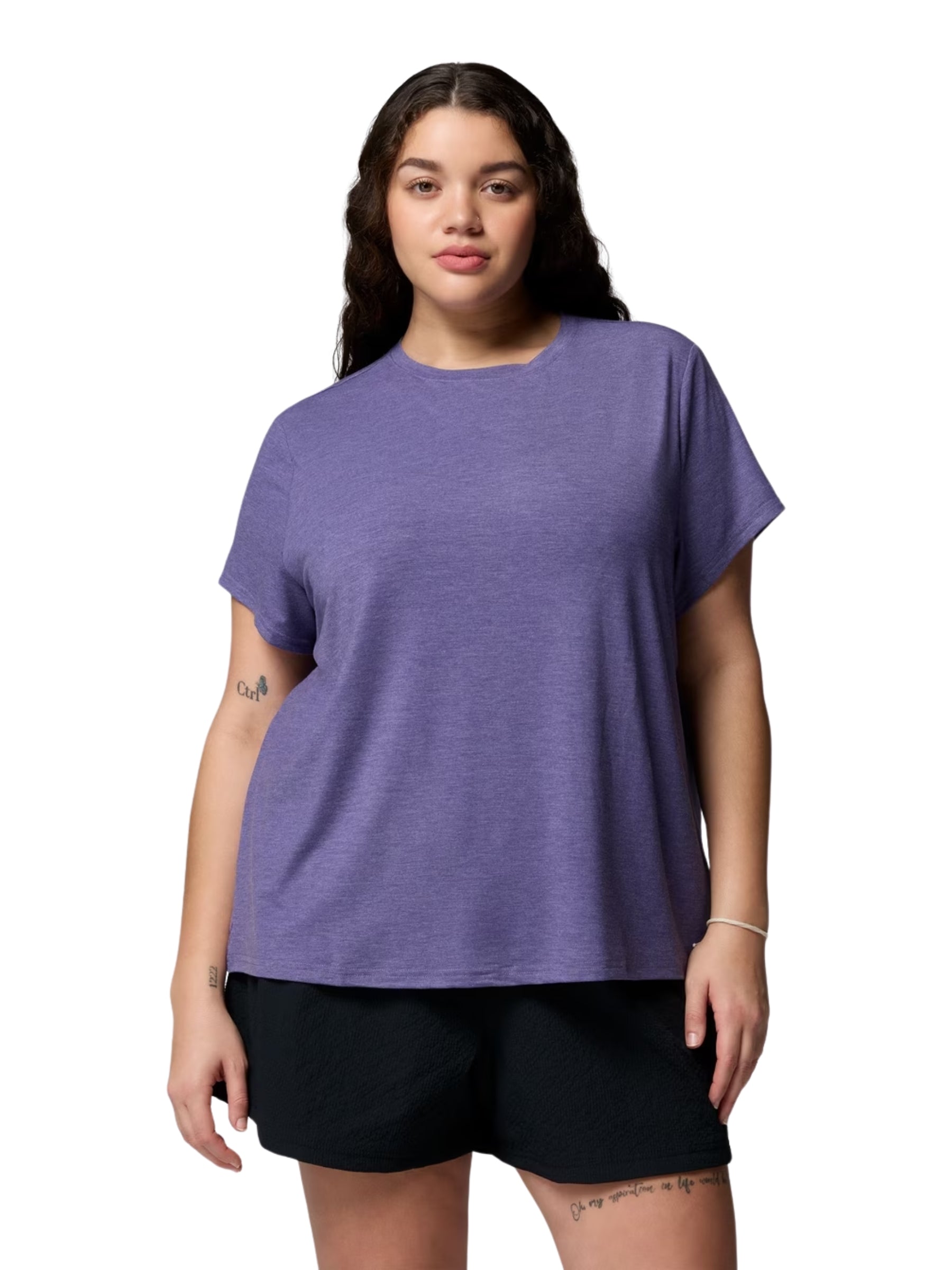 T-shirt Doux et Extensible CSC Taille Plus - Stormwatch Heather
