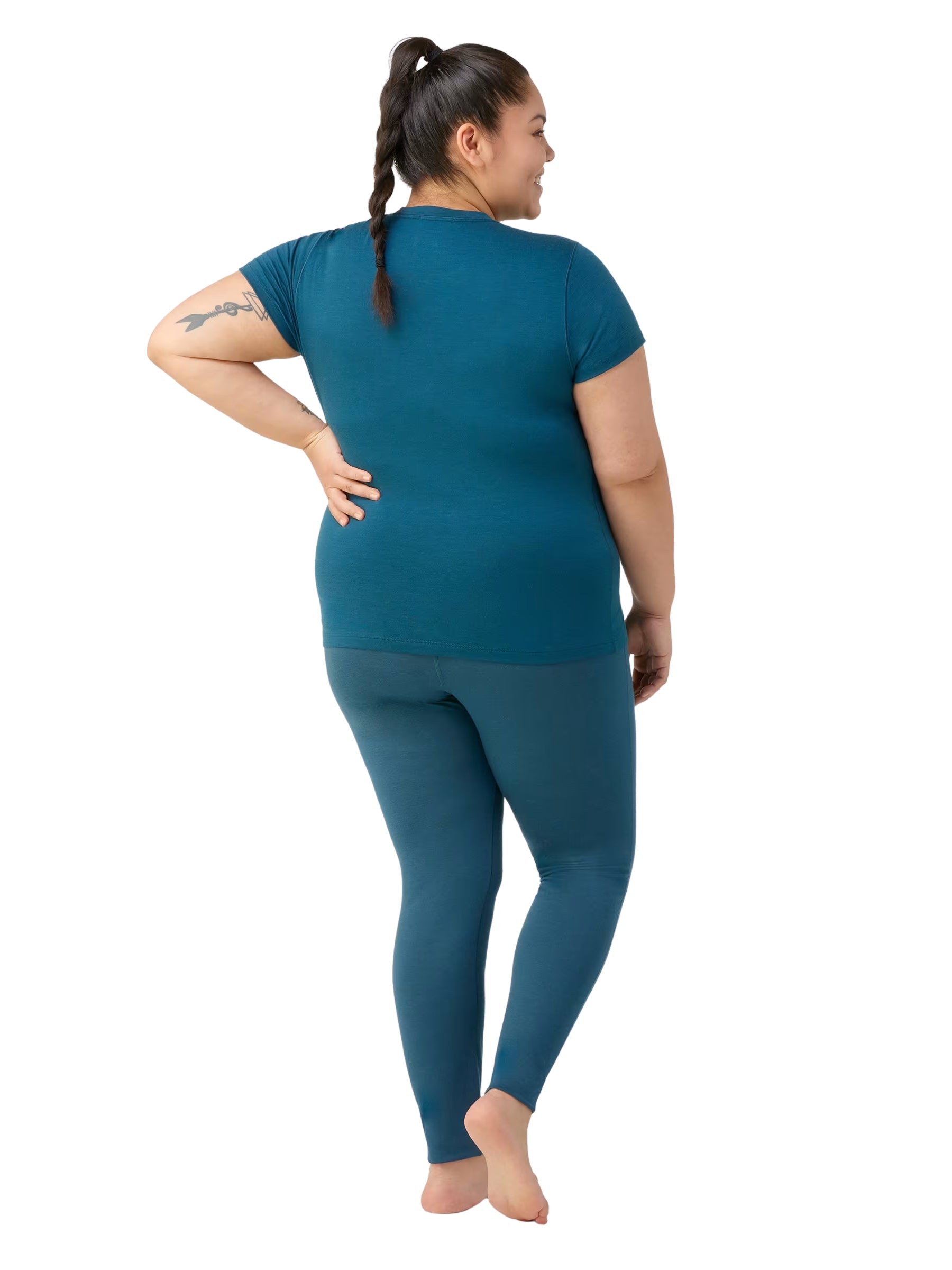 T-shirt Mérinos Taille Plus - Twilight Blue