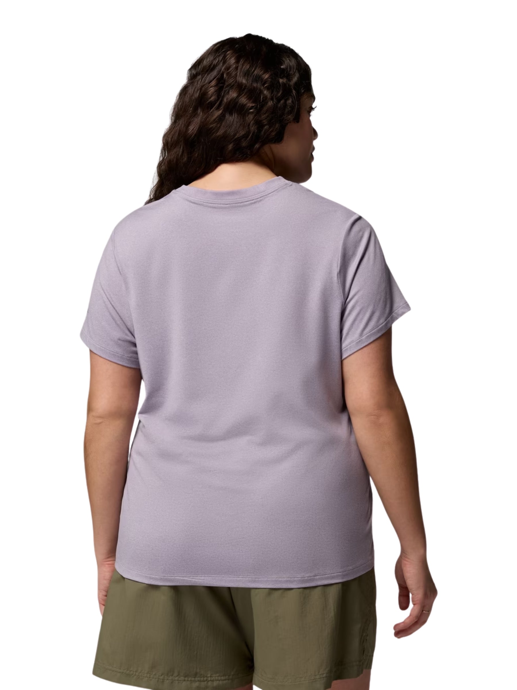 T-shirt à Logo Manches Courtes Parsons Point Taille Plus - Lavender Pearl Heather