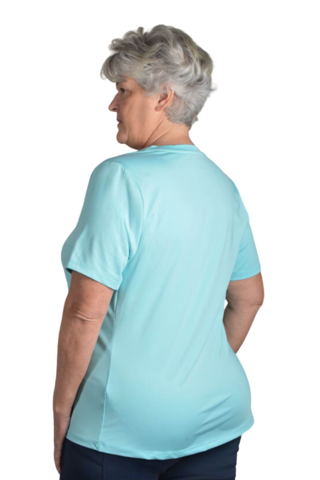 T-Shirt Bali II Manche Courte Col en V Taille Plus de Sportive Plus