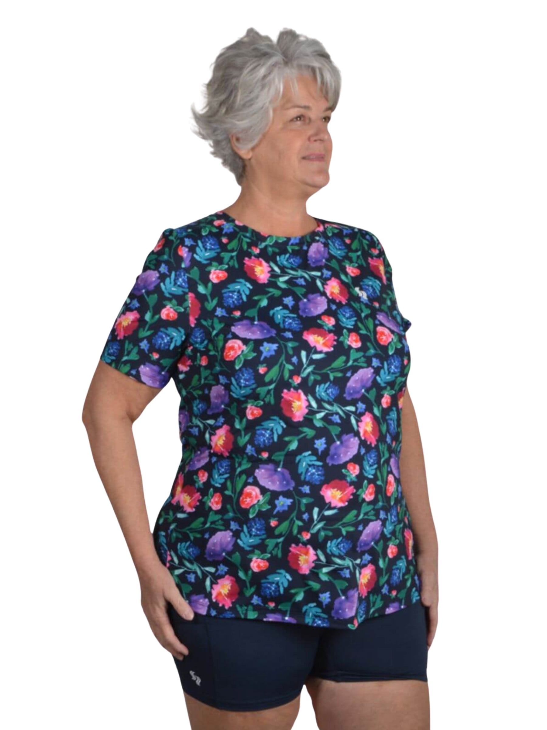 T-Shirt Camilia Taille Plus - Tot. Eclipse Purple Passion