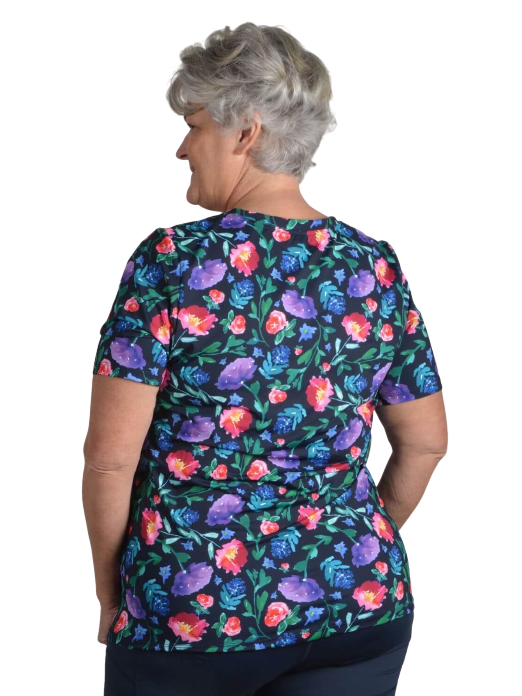 T-Shirt Camilia Taille Plus - Tot. Eclipse Purple Passion