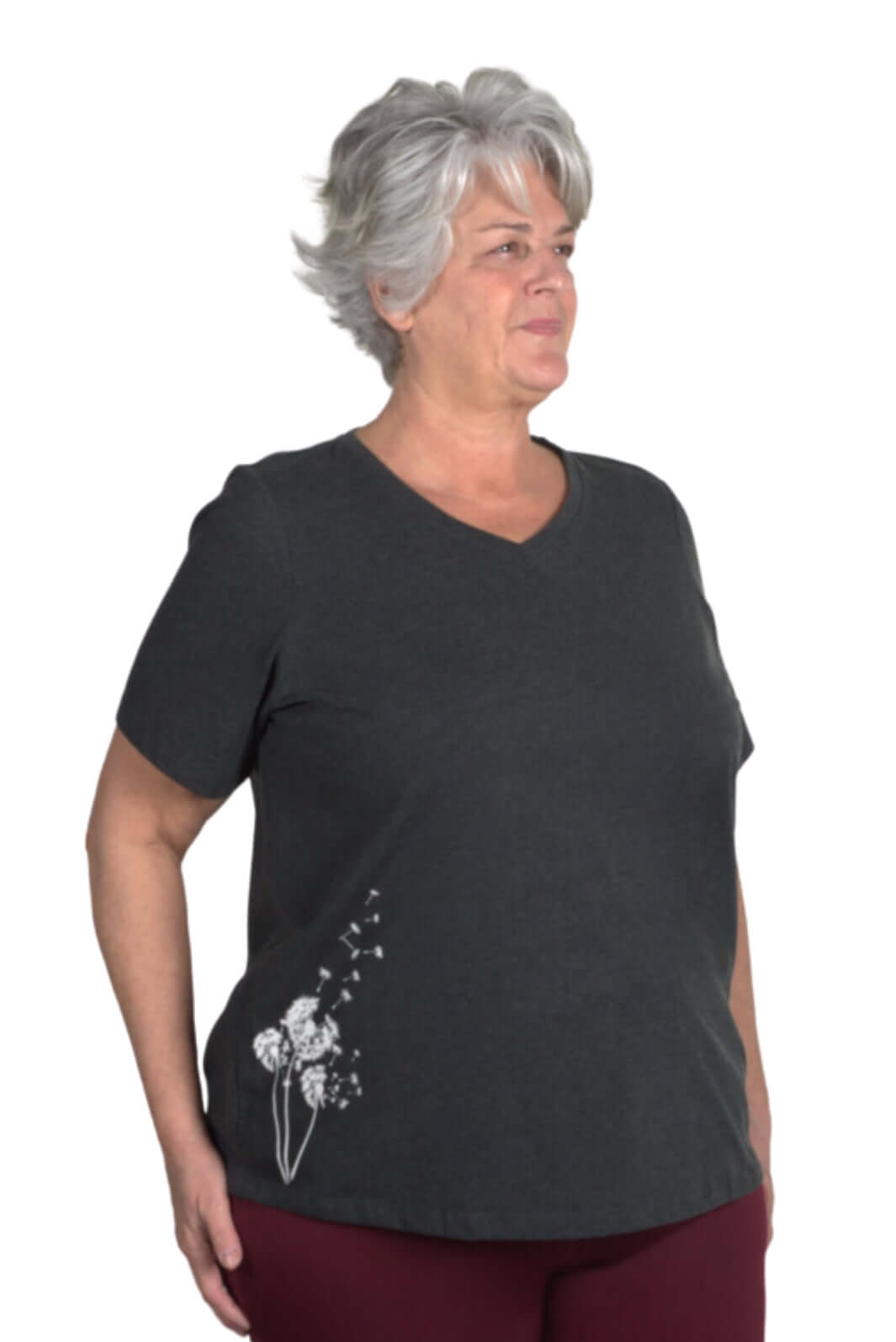 T-Shirt Manches courtes Dandelion Taille Plus de Sportive Plus